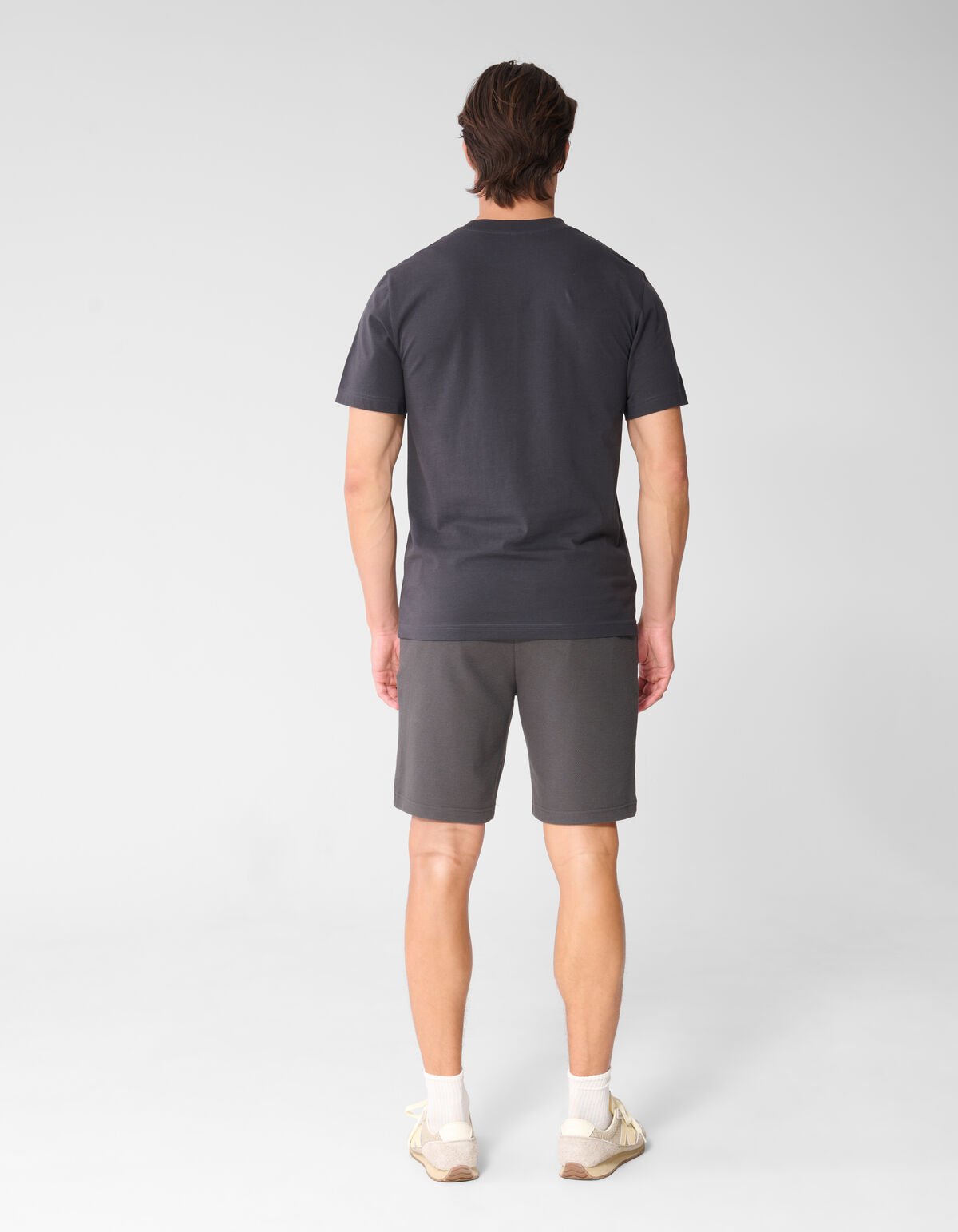 Spark Logo T-Shirt in Dunkelgrau SHOEBY MEN