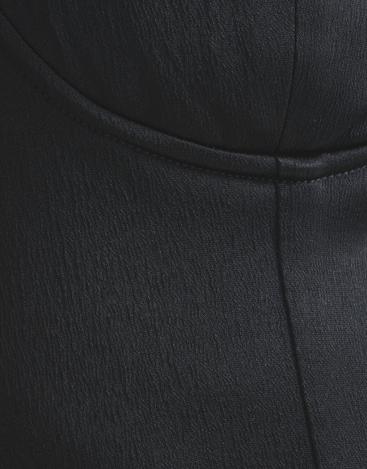 Satin-Korsett-Top Schwarz SHOEBY WOMEN