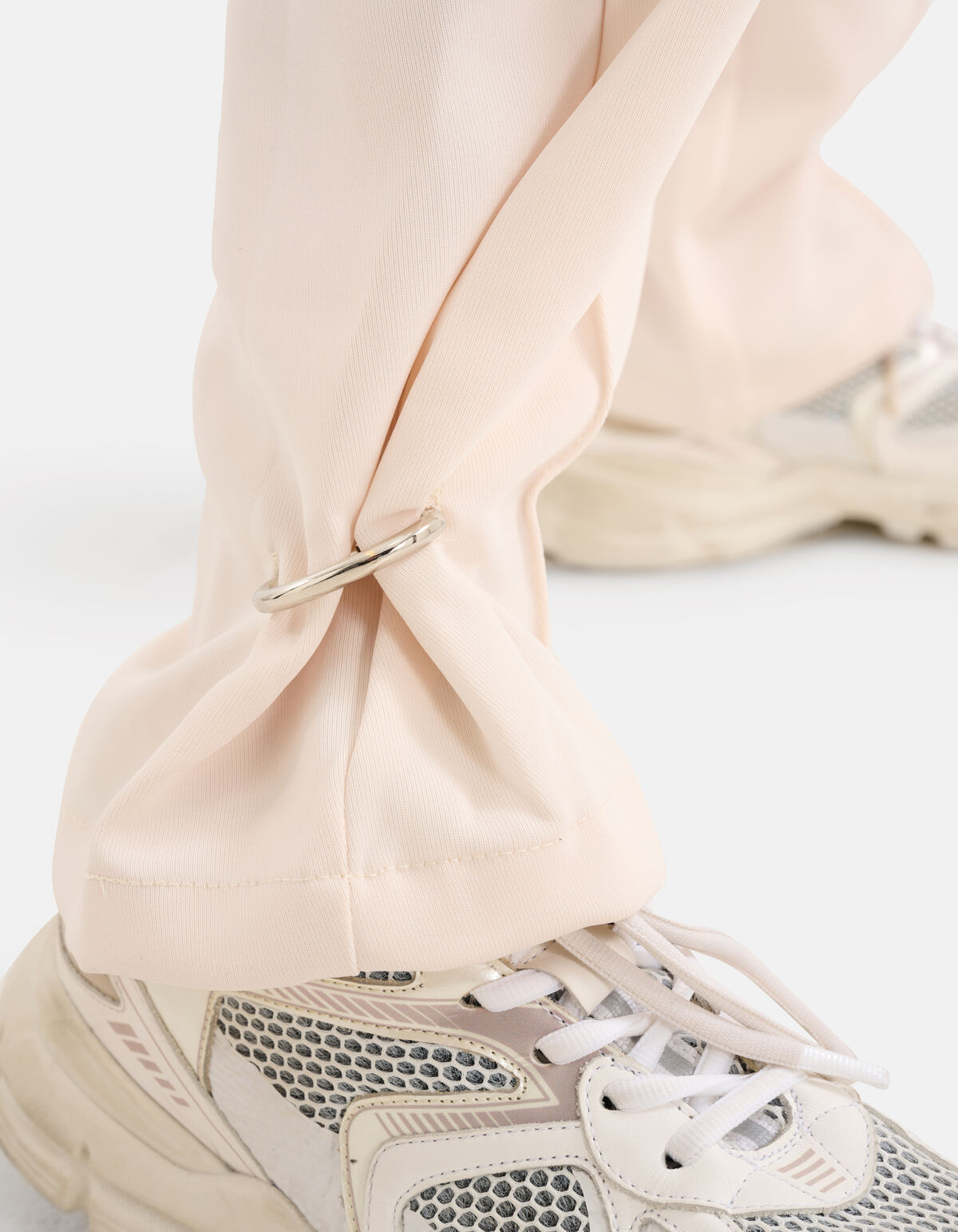 Wide Leg Broek Gebroken Wit SHOEBY WOMEN