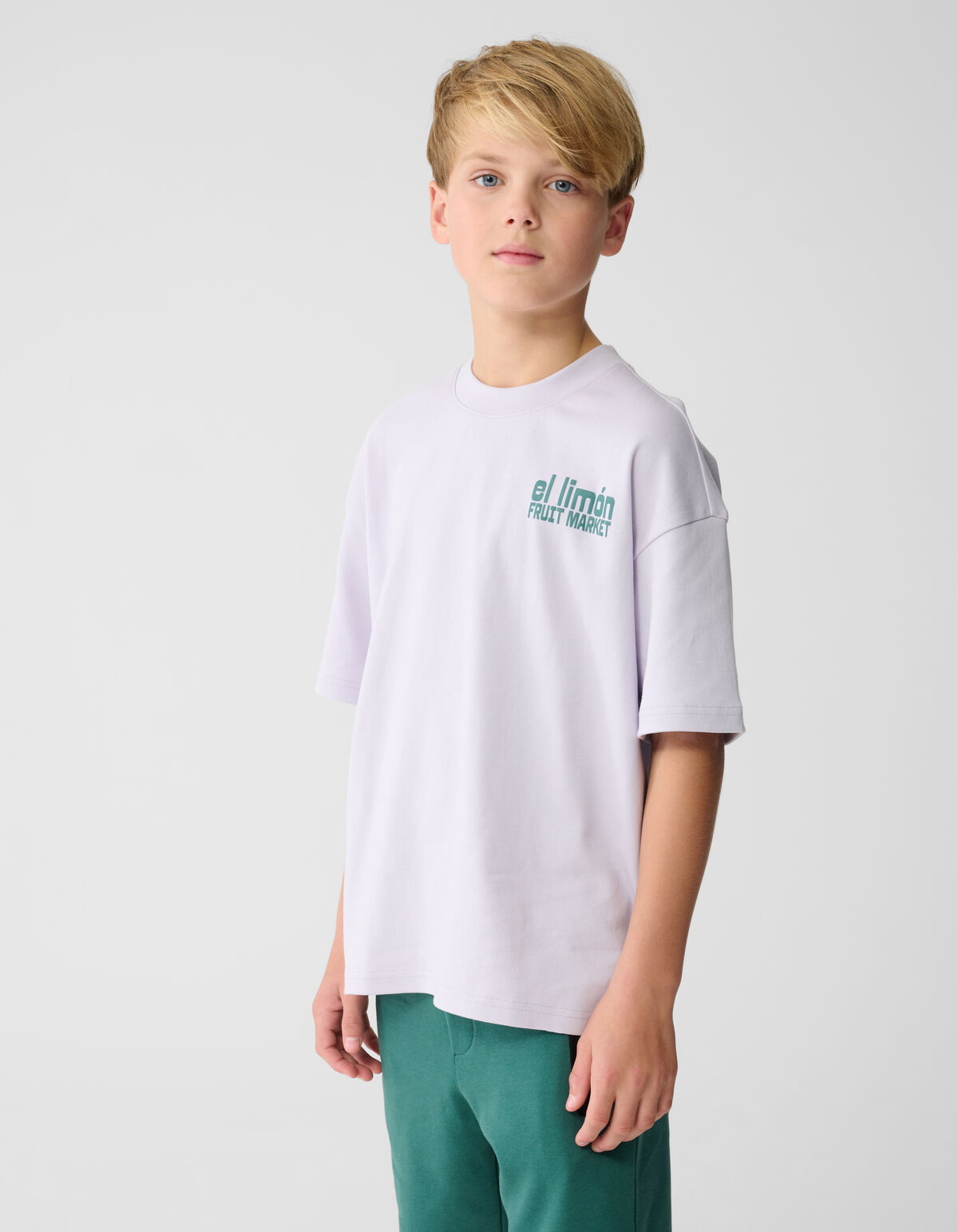 Limon Artwork T-Shirt Wei&szlig; SHOEBY BOYS