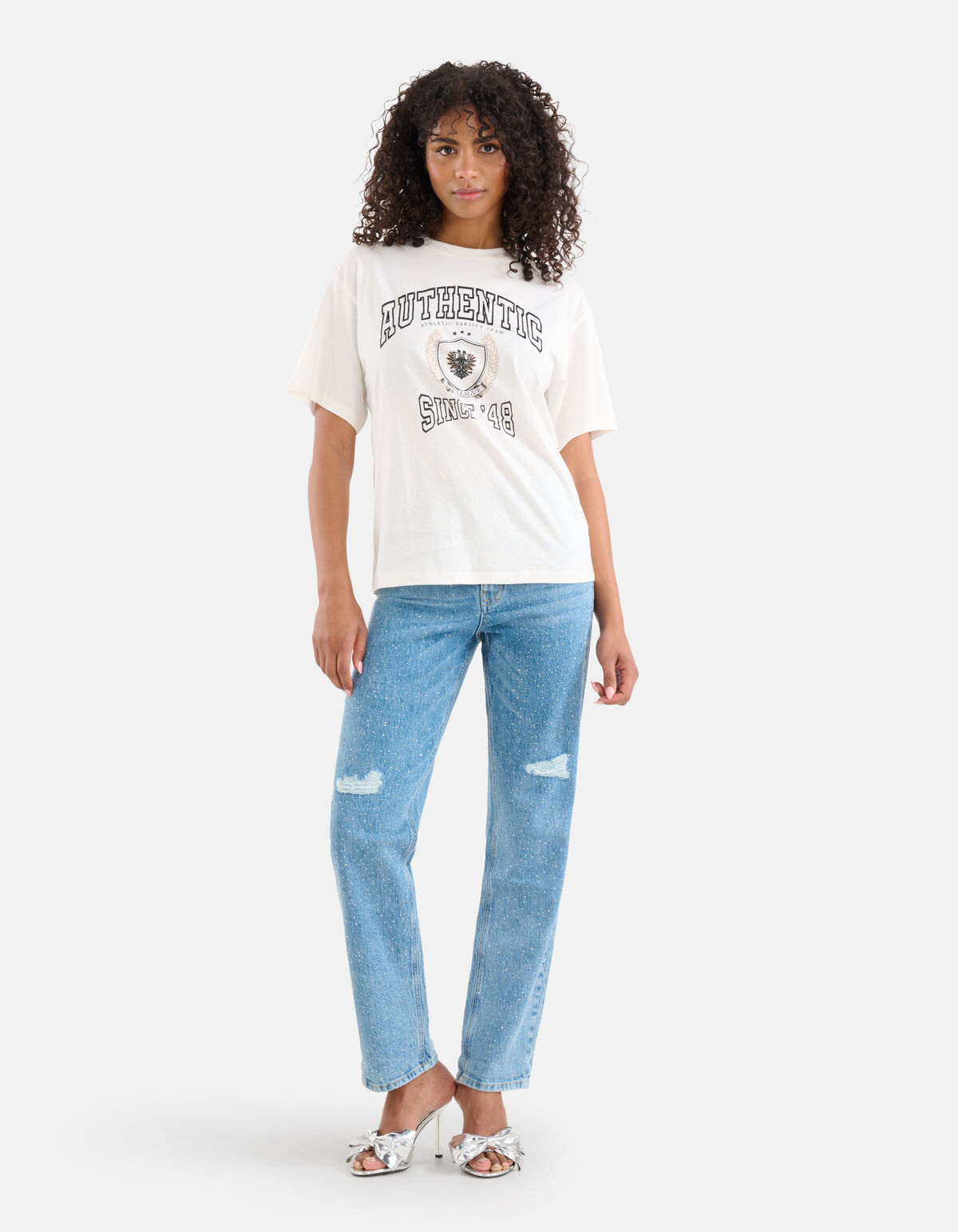 Artwork T-shirt Wei&szlig; SHOEBY WOMEN