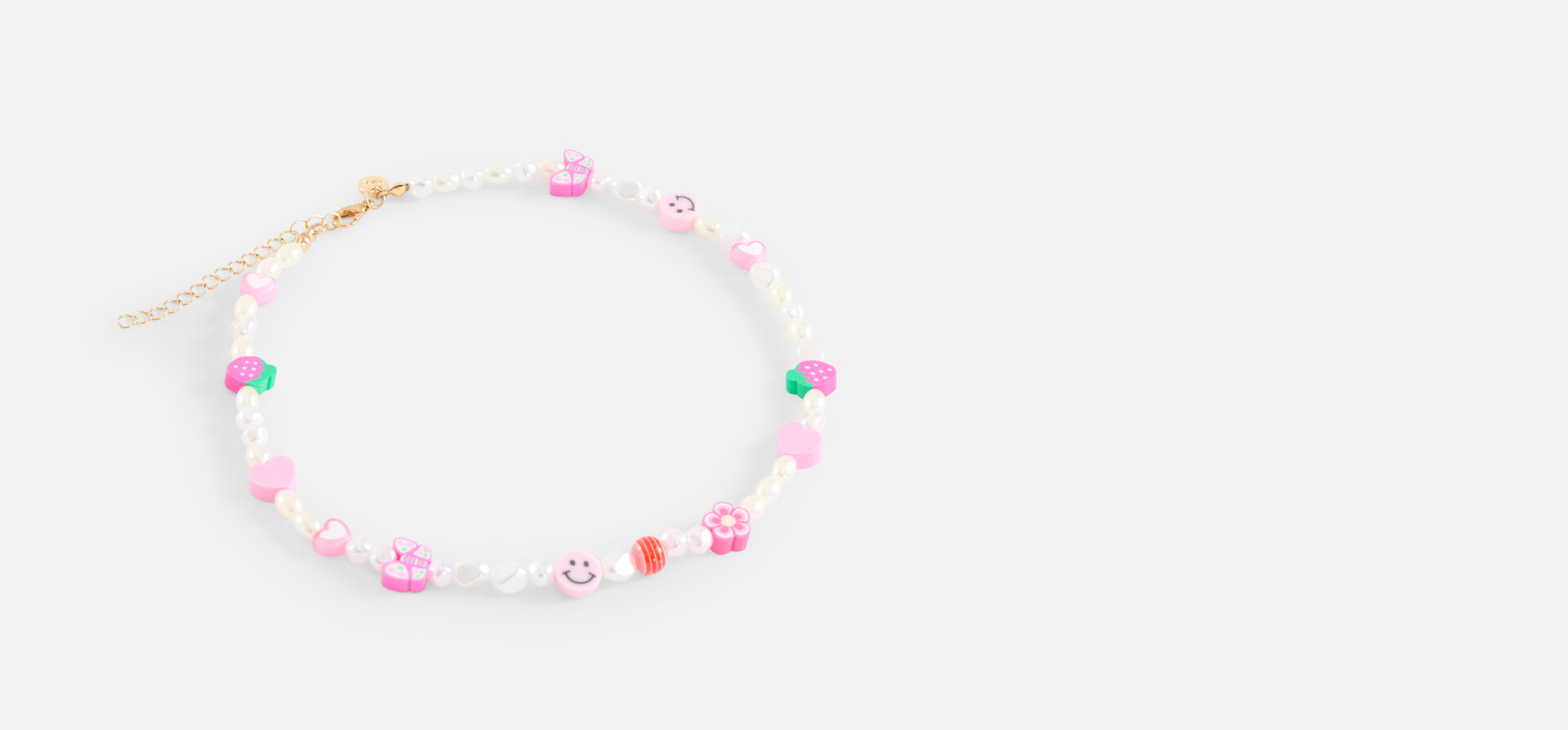 Perlenkette Rosa SHOEBY ACCESSOIRES