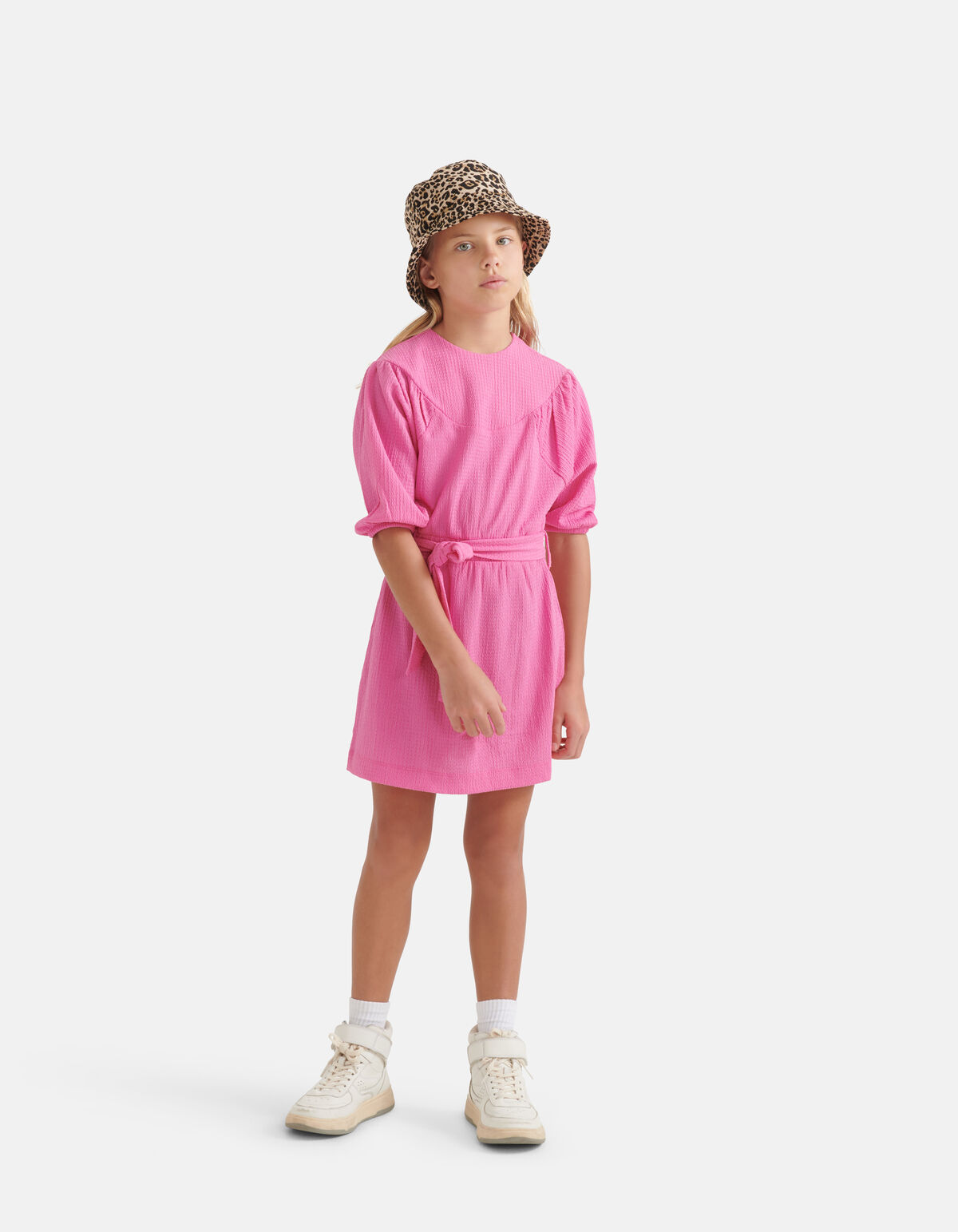 Crinkle Dress Pink SHOEBY GIRLS