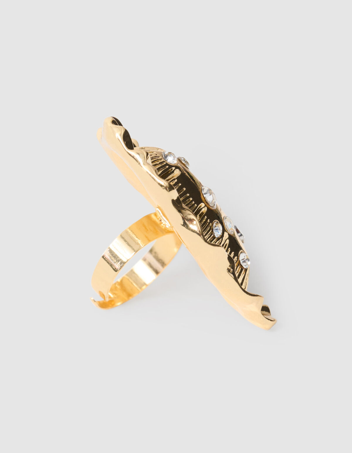 Puffed Heart Ring Gold SHOEBY ACCESSOIRES