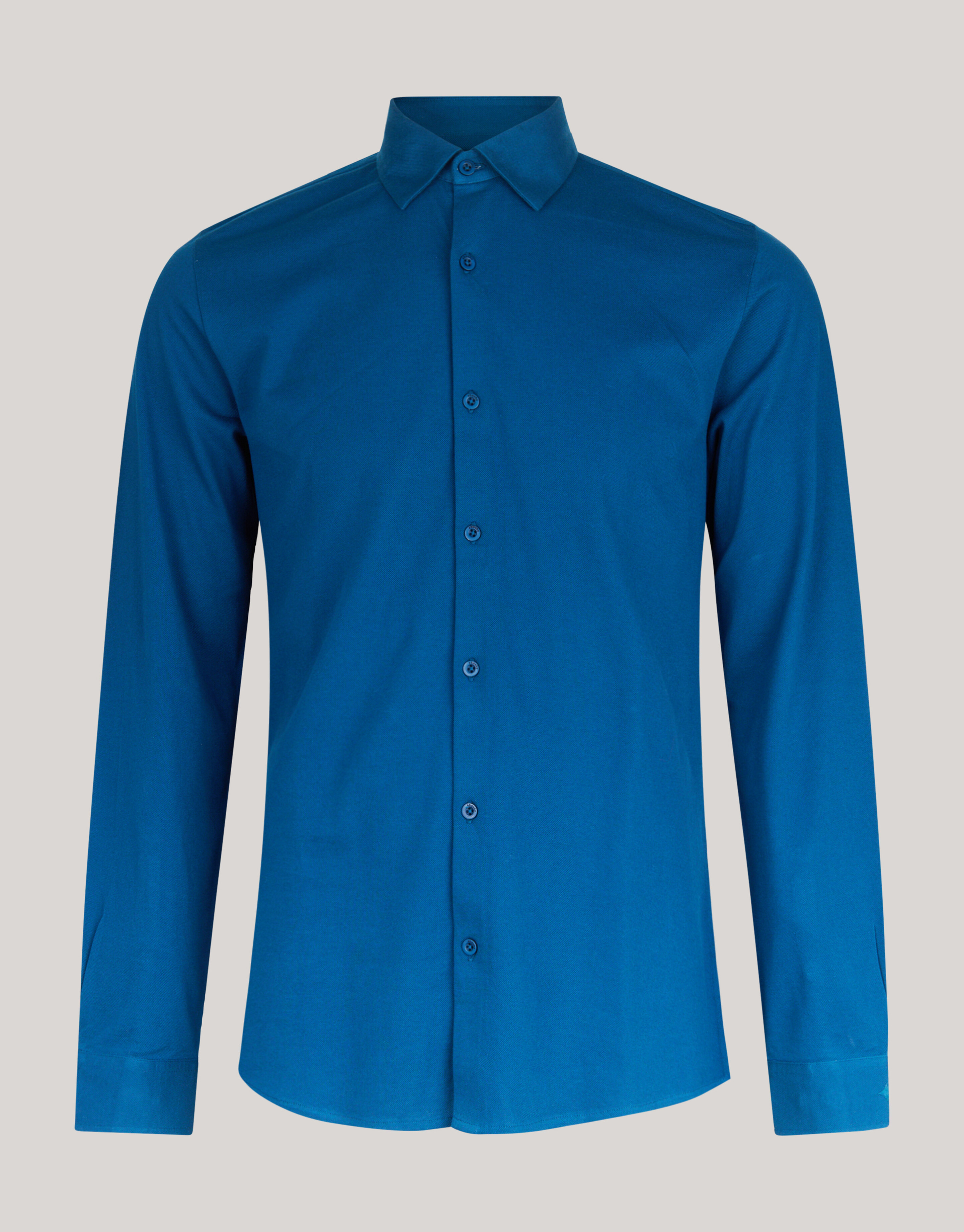Pique Jersey Shirt Blau SHOEBY MEN
