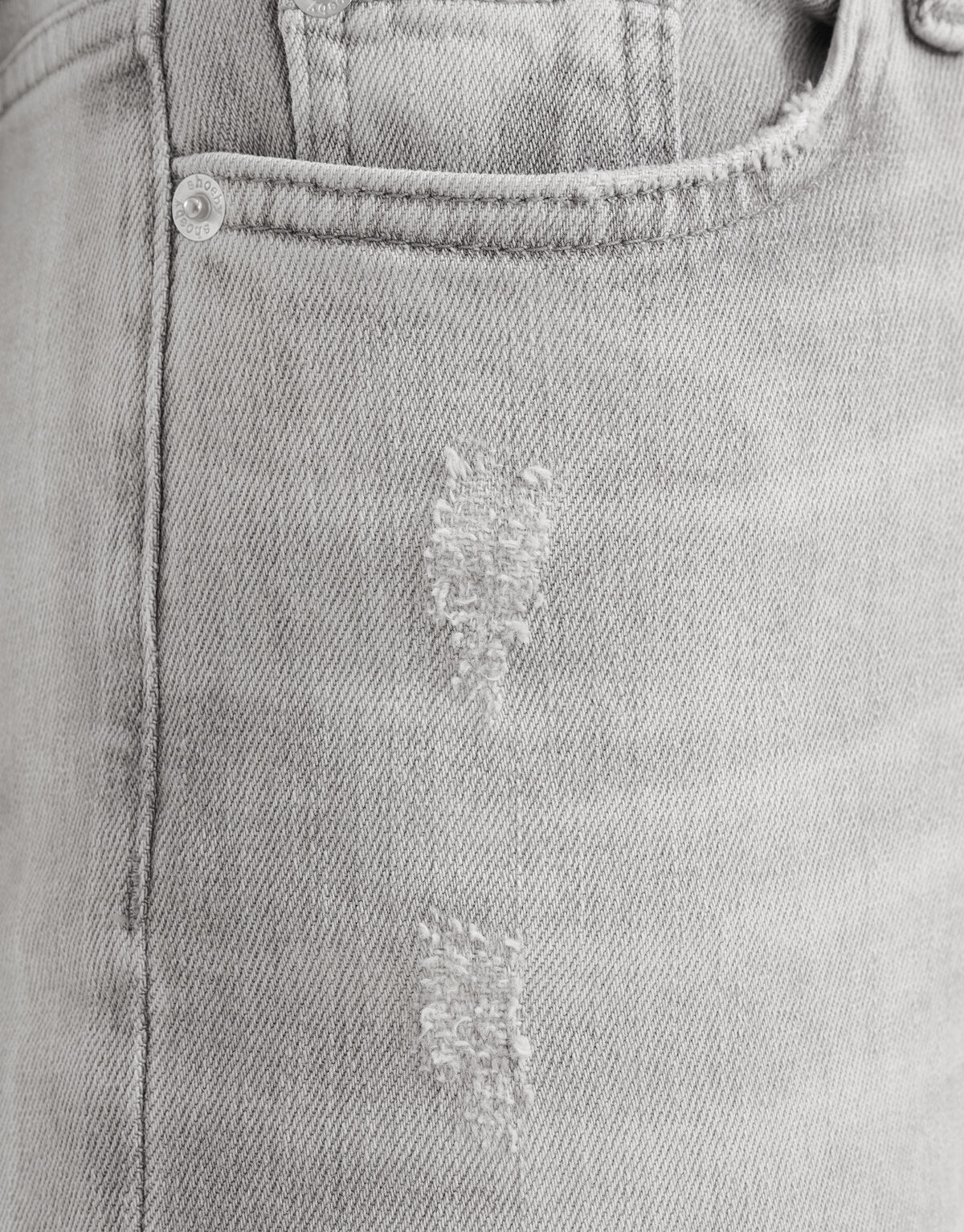 Tapered Fit Jeans Hellgrau SHOEBY WOMEN