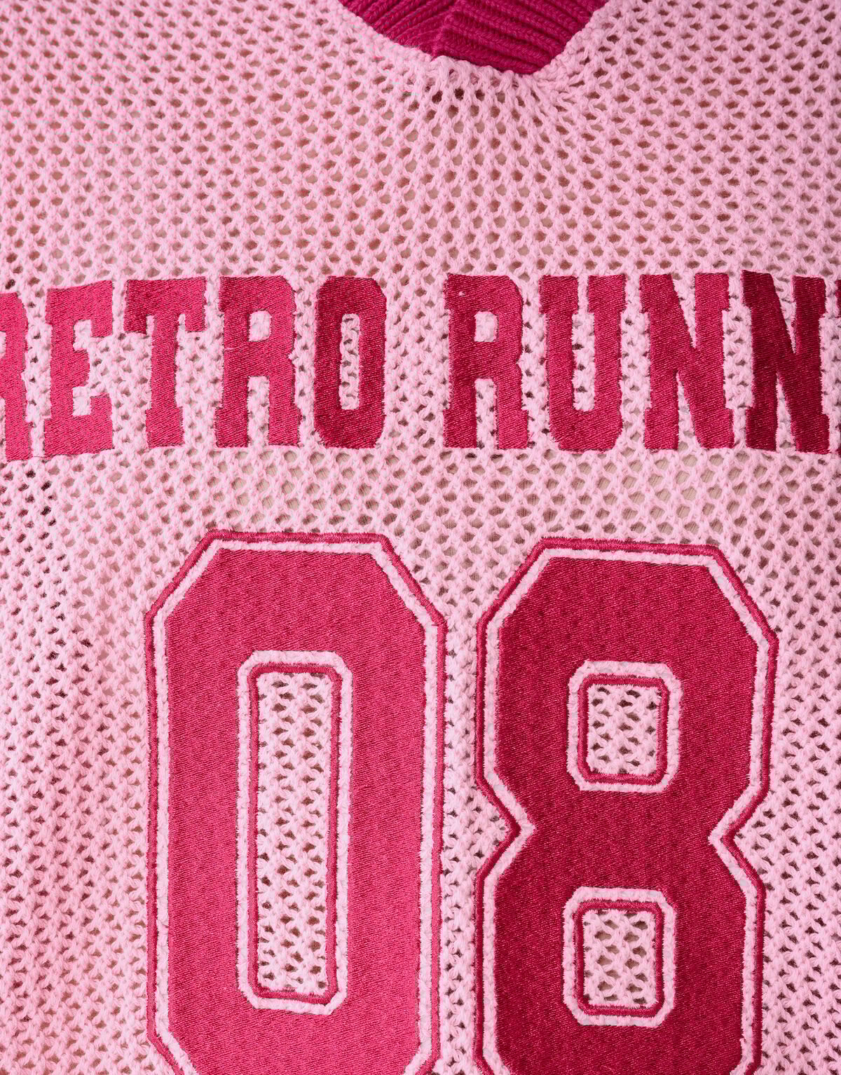 Oversized Baseball-T-Shirt Rosa SHOEBY WOMEN