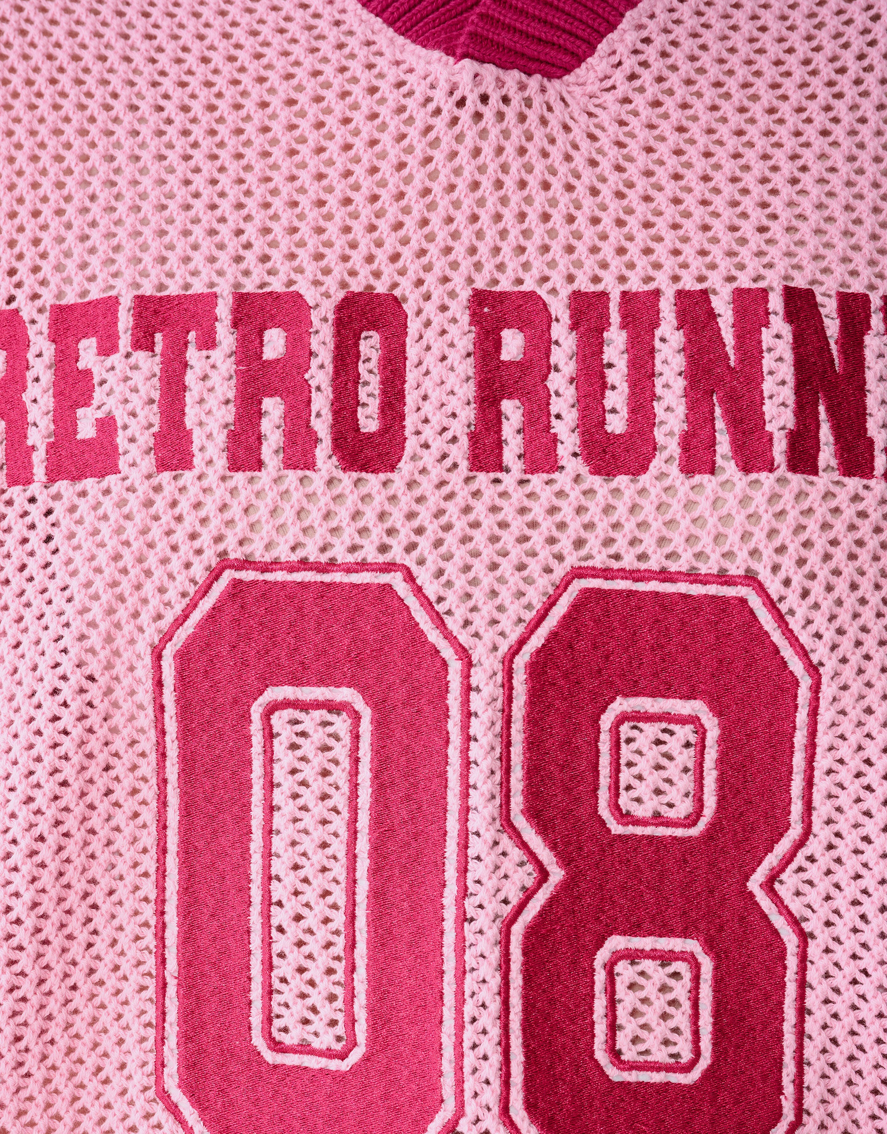 Oversized Baseball-T-Shirt Rosa SHOEBY WOMEN