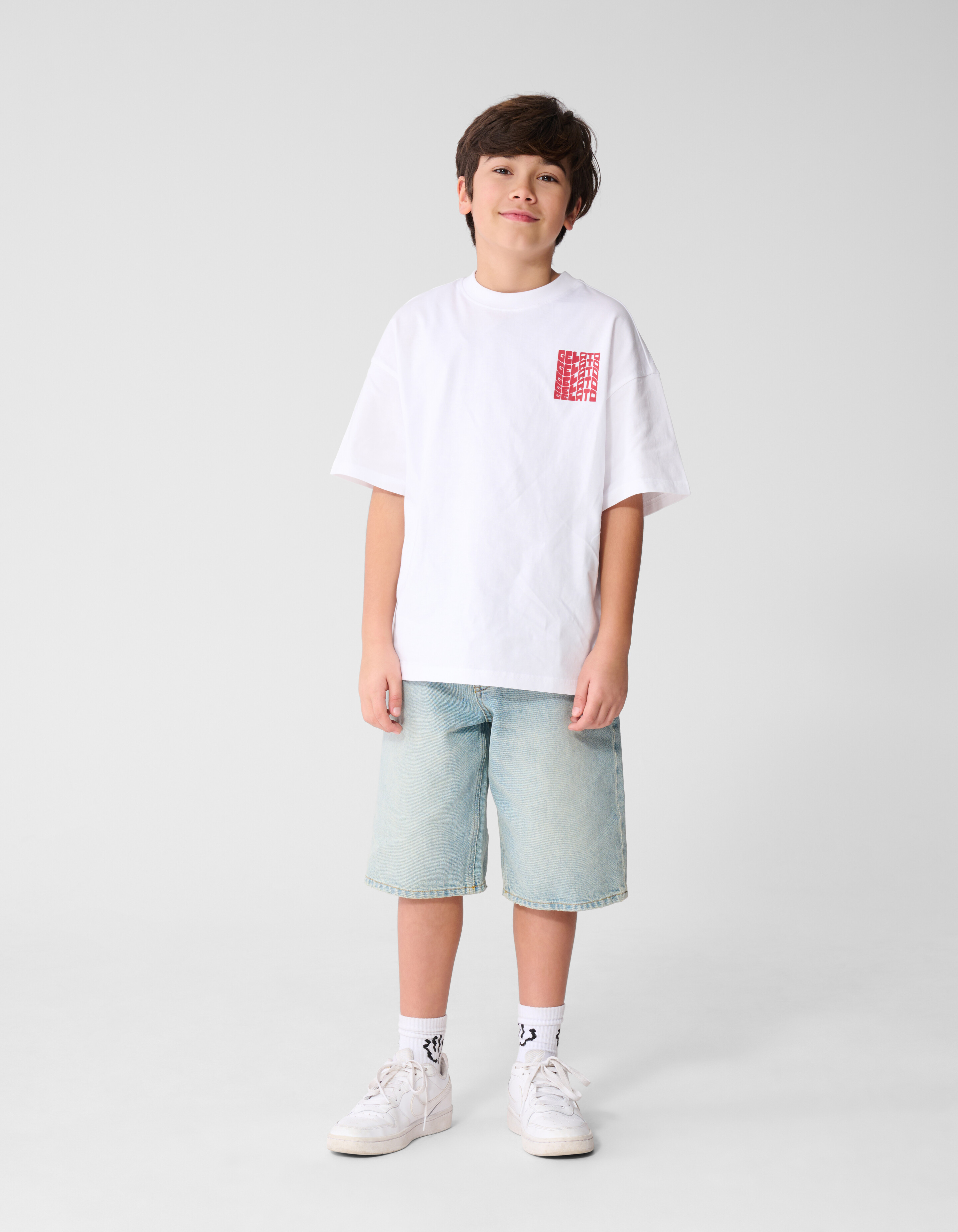 Gelato Artwork T-Shirt Wei&szlig; SHOEBY BOYS