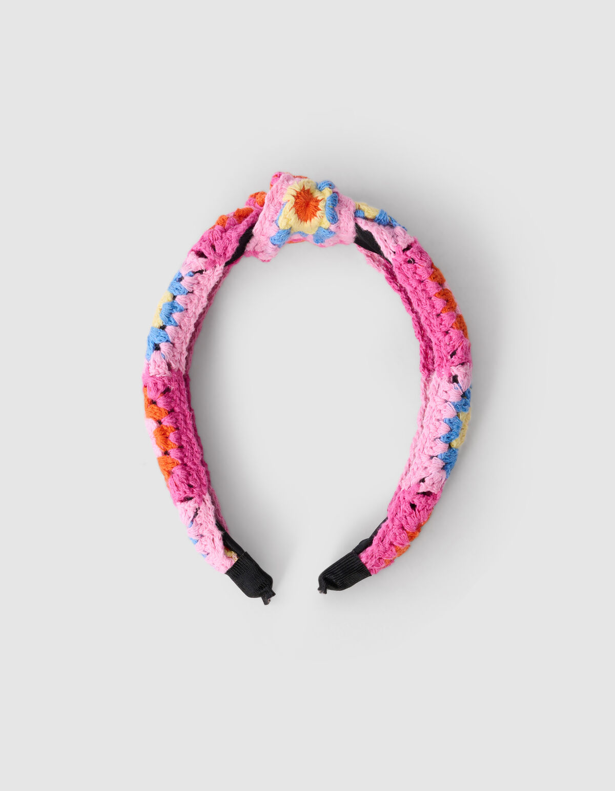 Geh&auml;keltes Haarband Rosa SHOEBY ACCESSOIRES