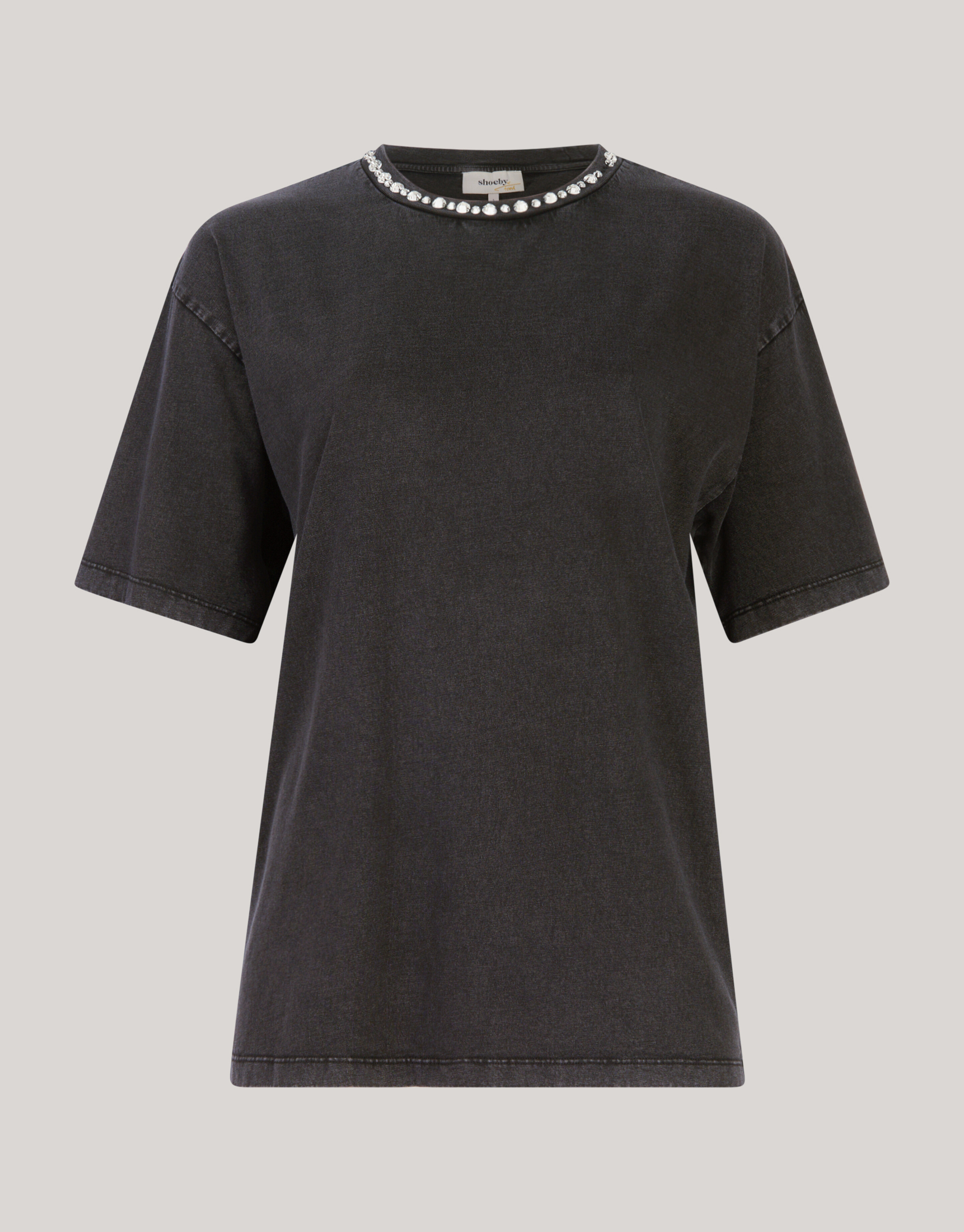 Verschönertes T-Shirt Zwart SHOEBY WOMEN