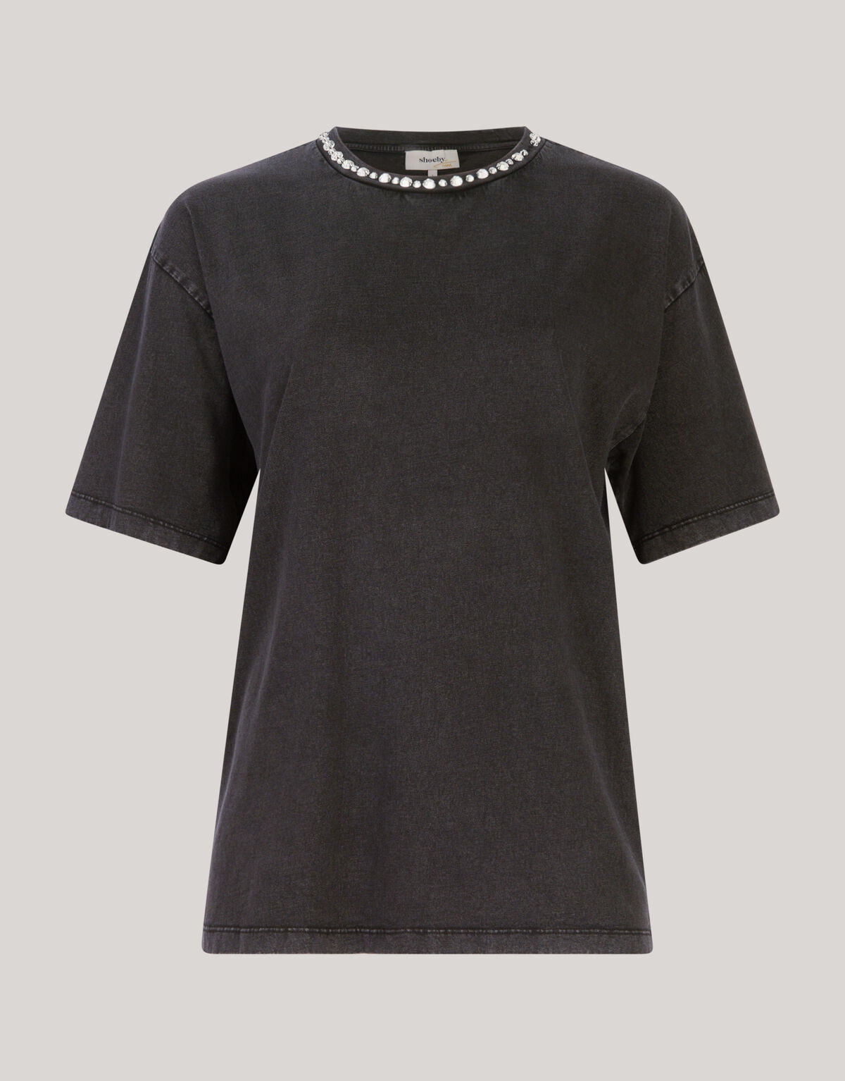 Verschönertes T-Shirt Zwart SHOEBY WOMEN