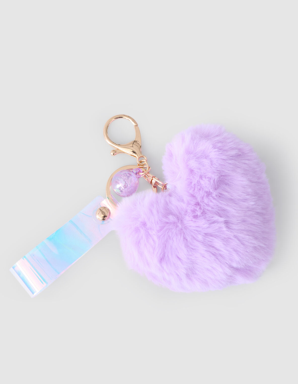 Pelz Schl&uuml;sselanh&auml;nger Hellviolett SHOEBY ACCESSOIRES