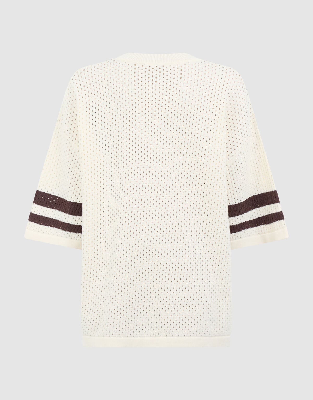 Sportliches Mesh-T-Shirt in Gebrochenwei&szlig; SHOEBY BOYS