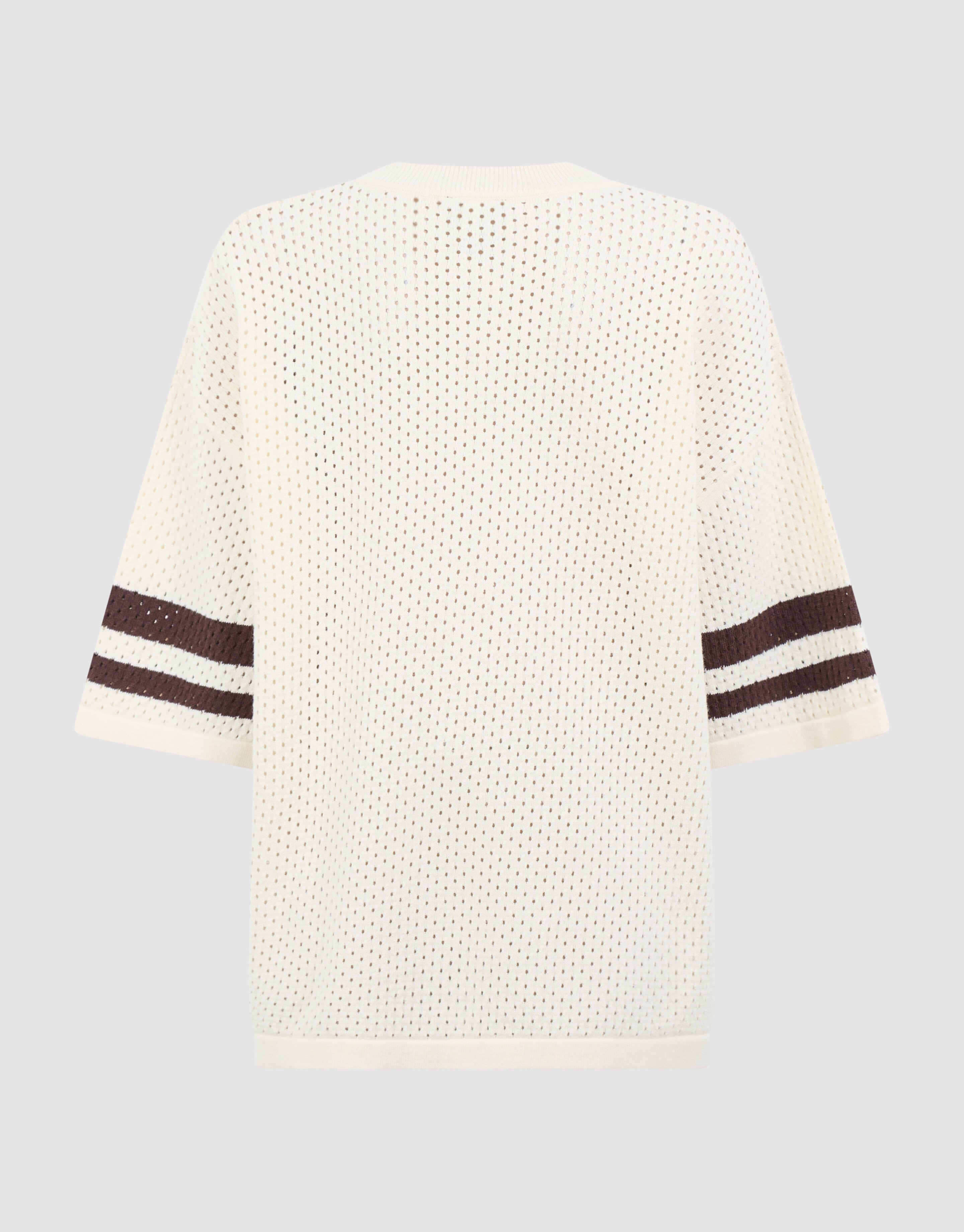 Sportliches Mesh-T-Shirt in Gebrochenwei&szlig; SHOEBY BOYS