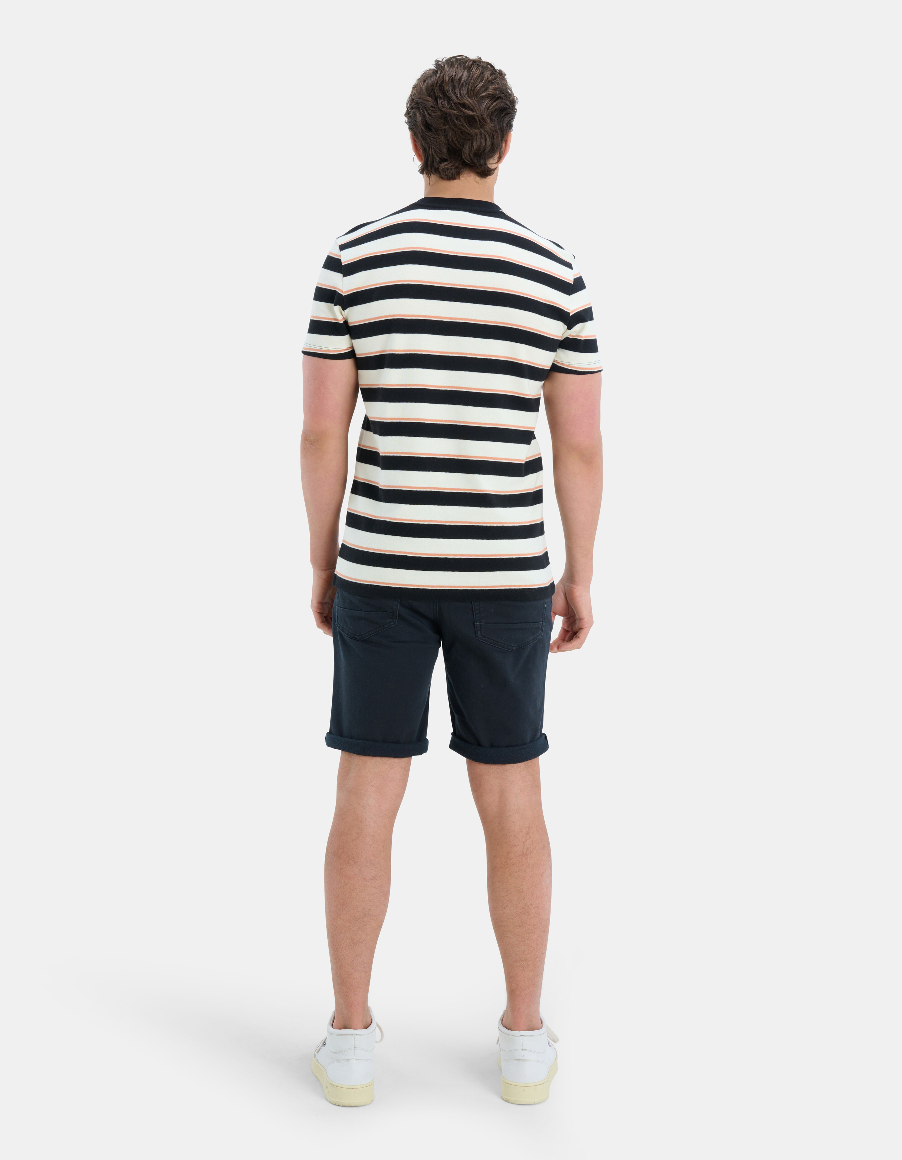 T-Shirt mit Blockstreifen REFILL