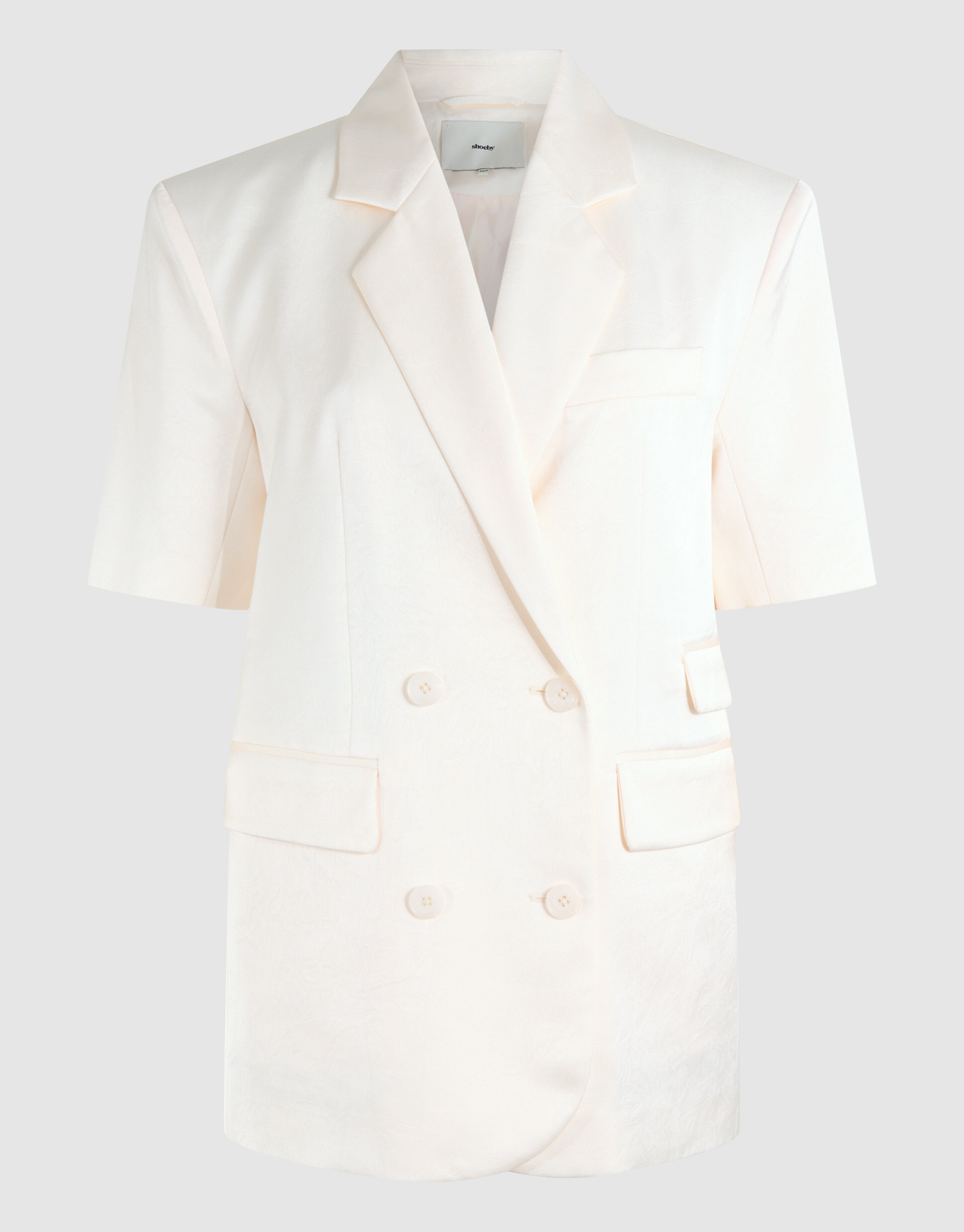 Kurzärmeliger Blazer Off White SHOEBY WOMEN