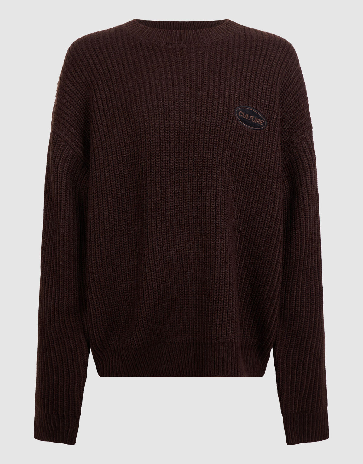 Embroidery Strickpullover Braun SHOEBY BOYS