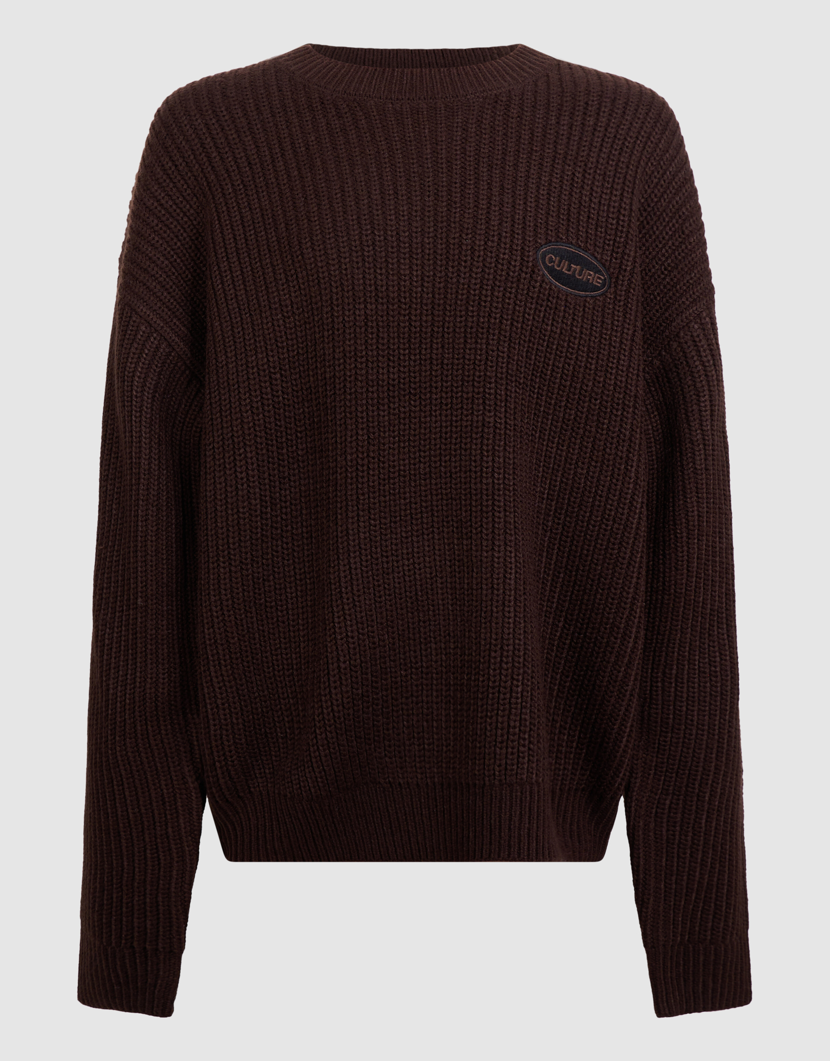 Embroidery Strickpullover Braun SHOEBY BOYS