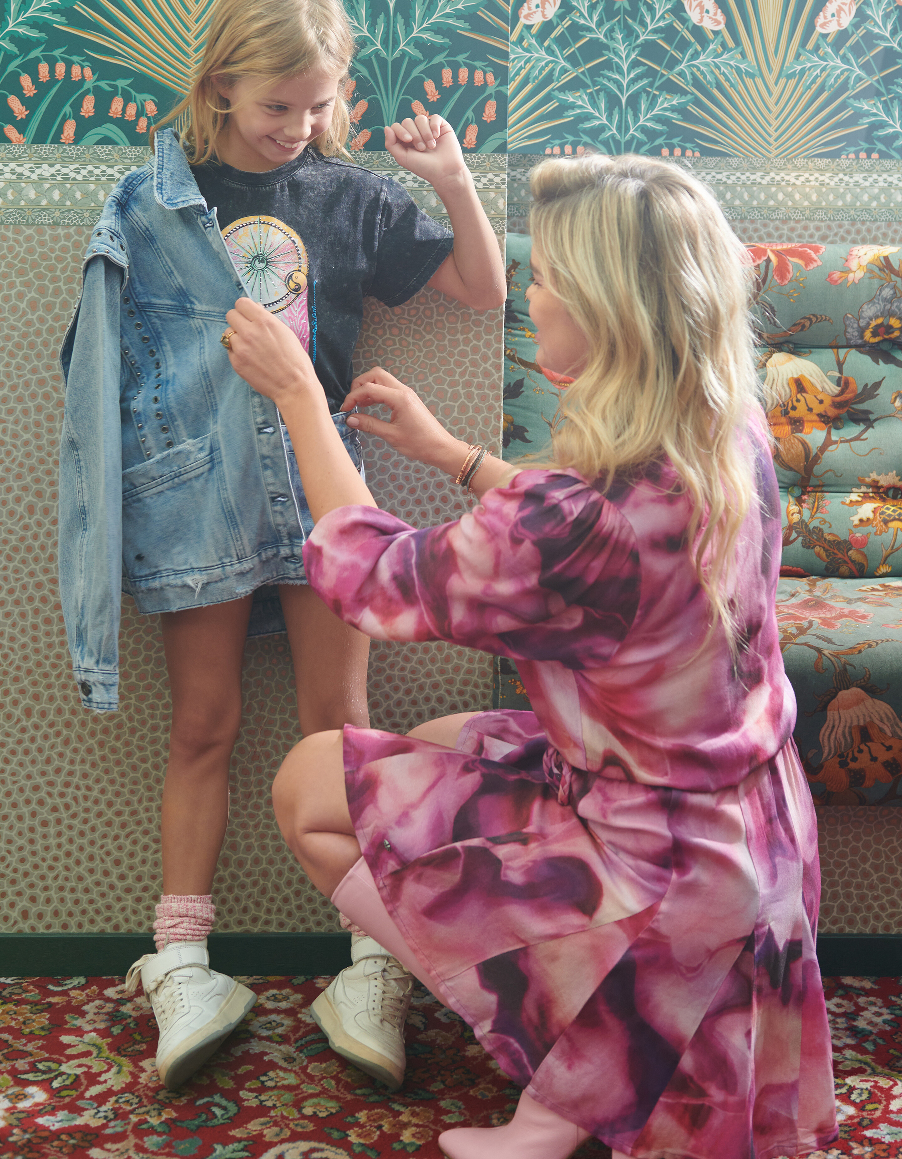Zerstörte Denim-Jacke Blau von Nicolette SHOEBY GIRLS