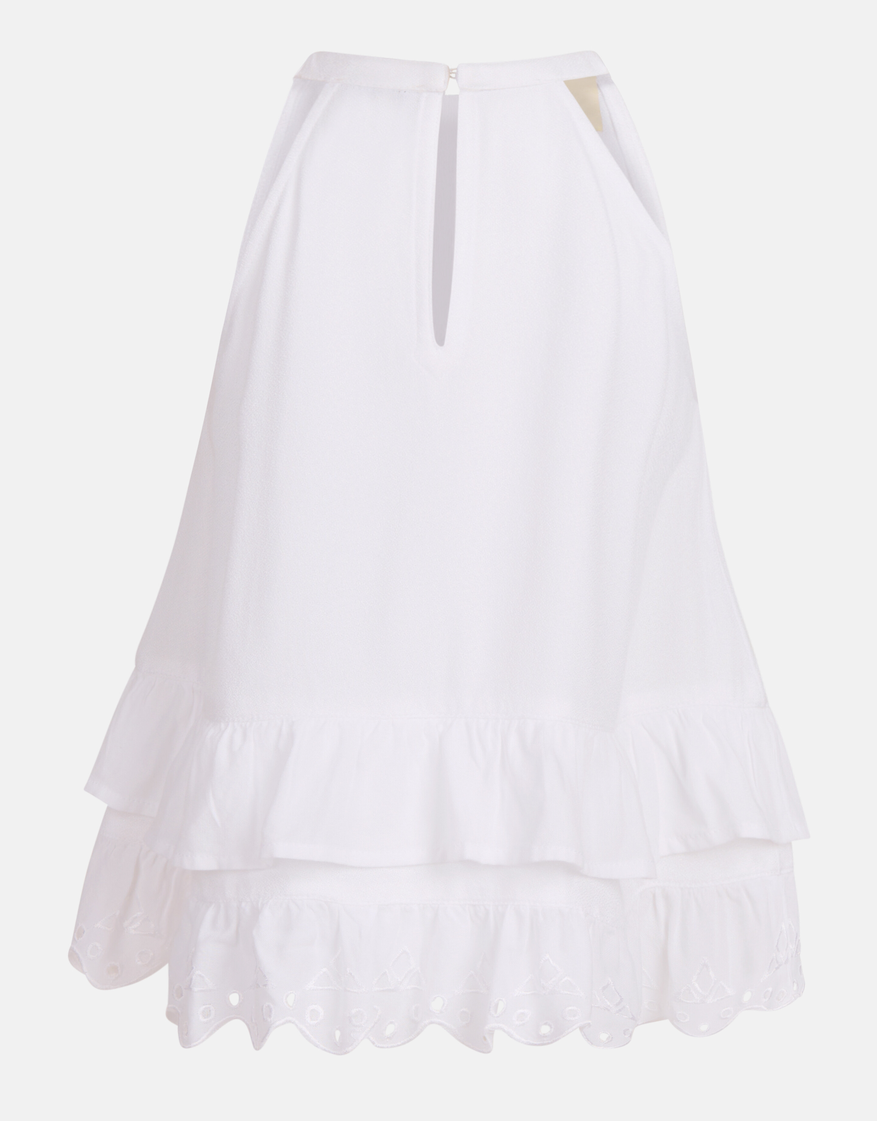 Besticktes Neckholder-Top Weiß SHOEBY GIRLS