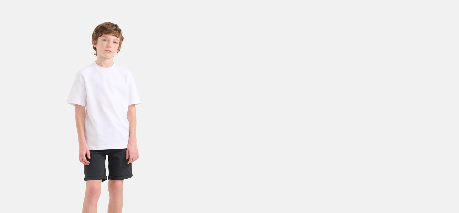 Casual Twill Short Dunkelgrau SHOEBY BOYS