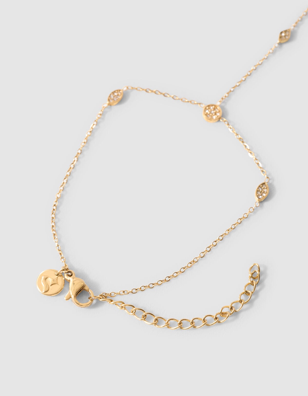 Augenf&ouml;rmige Handkette Gold SHOEBY ACCESSOIRES