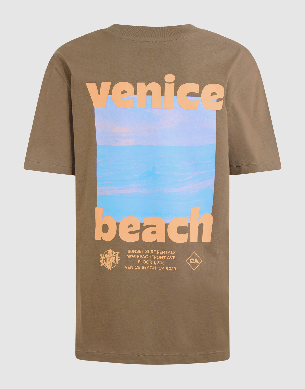 Venedig Kunstwerk T-shirt Braun SHOEBY BOYS