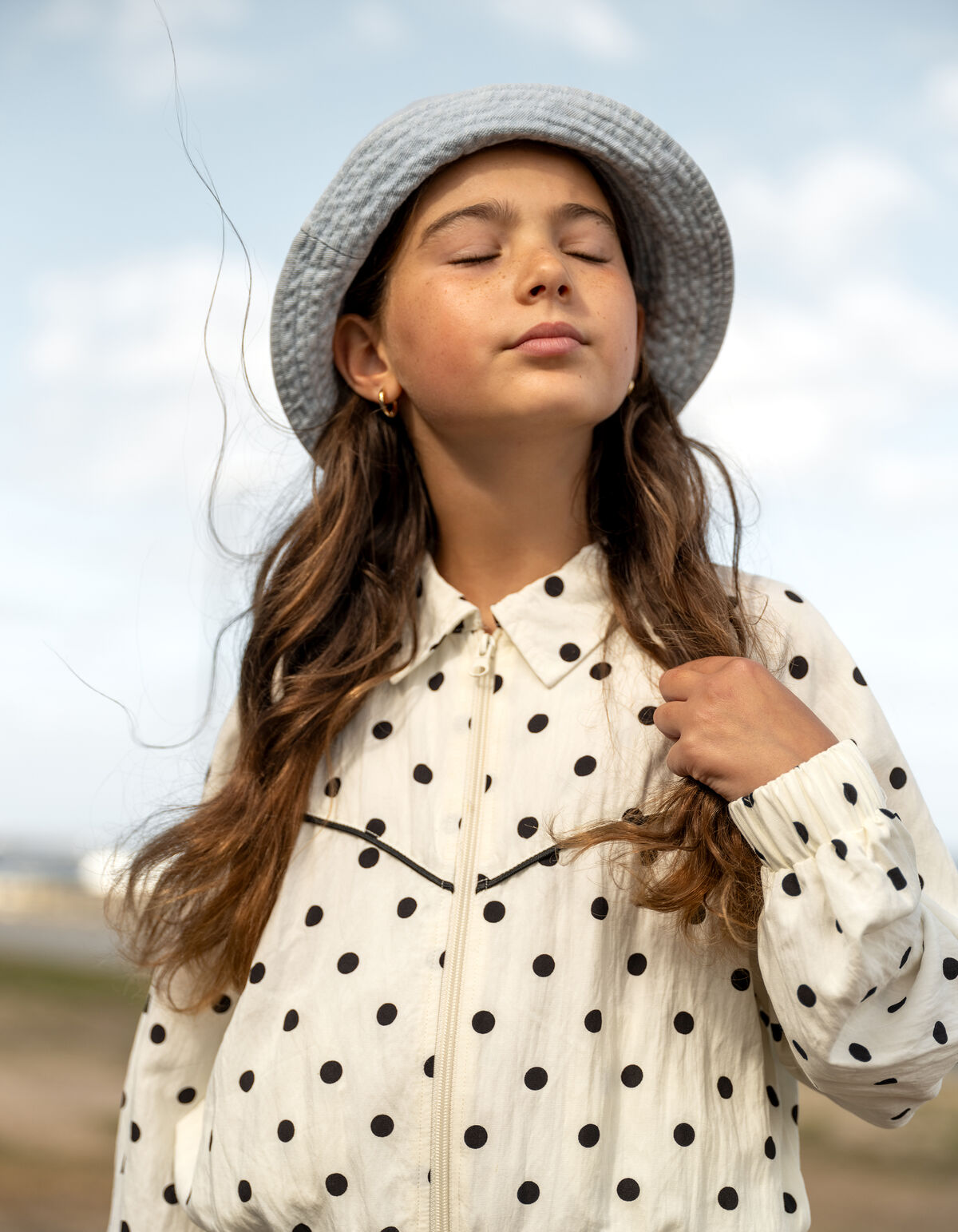 Polkadot Jack Gebrochenes Wei&szlig; SHOEBY GIRLS