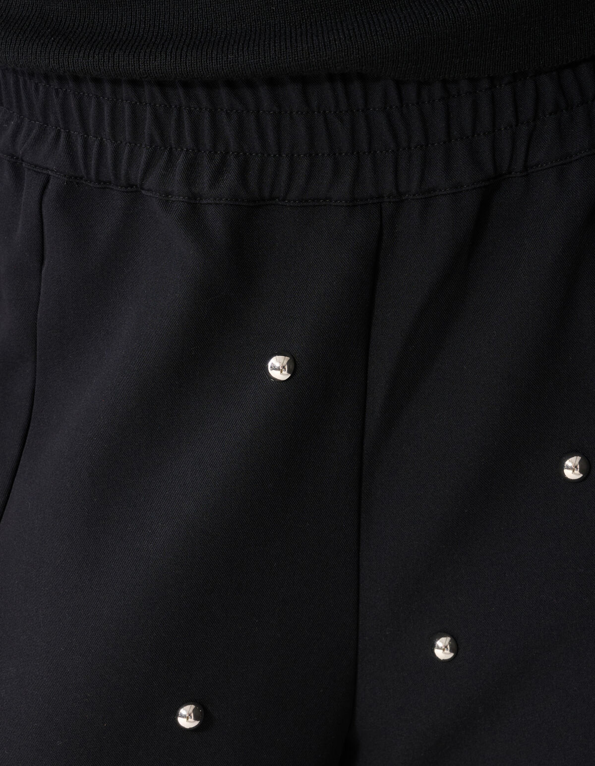 Studded Wide Leg Fit Hose Schwarz SHOEBY WOMEN