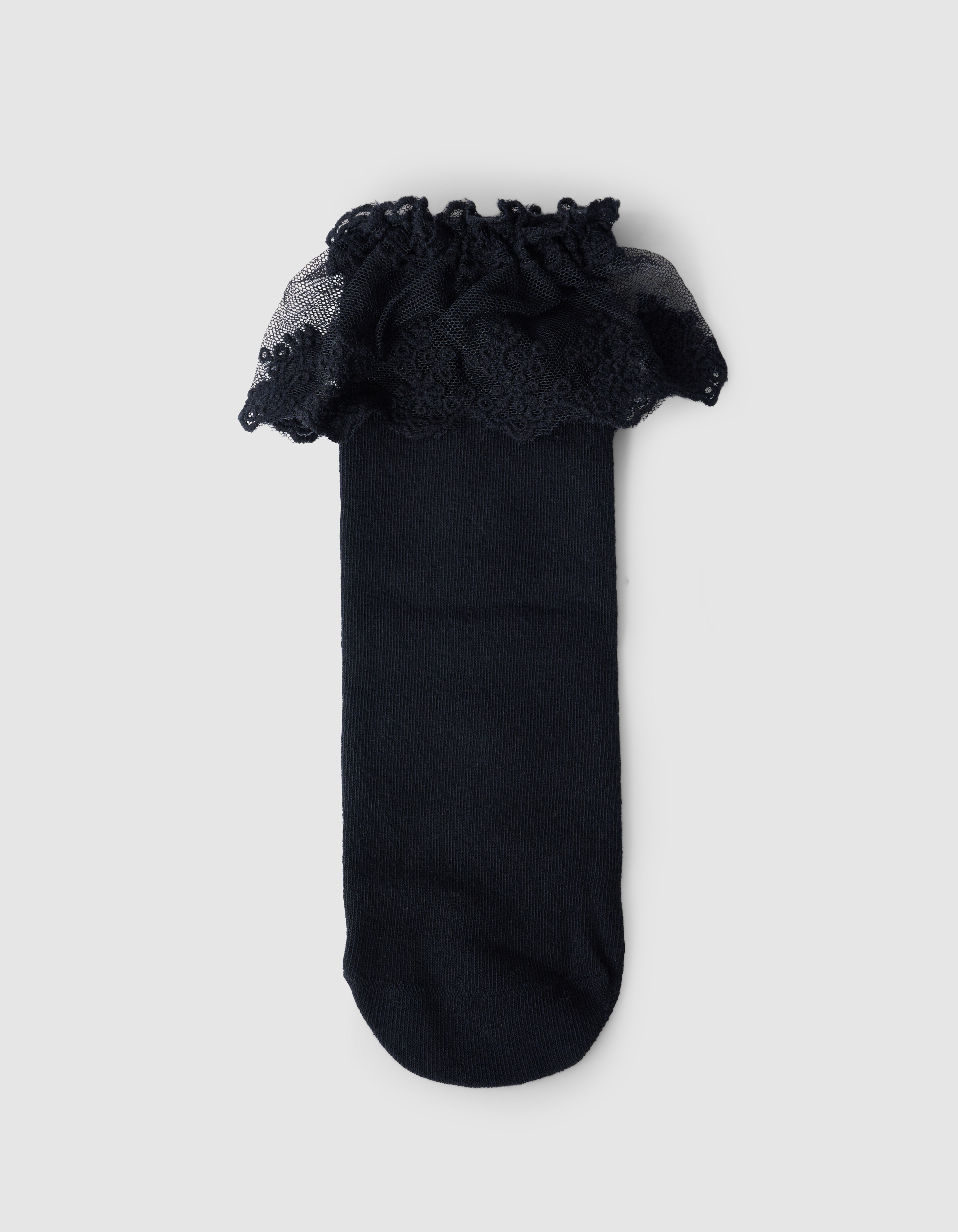 Rüschen-Spitzensocken Schwarz SHOEBY ACCESSOIRES