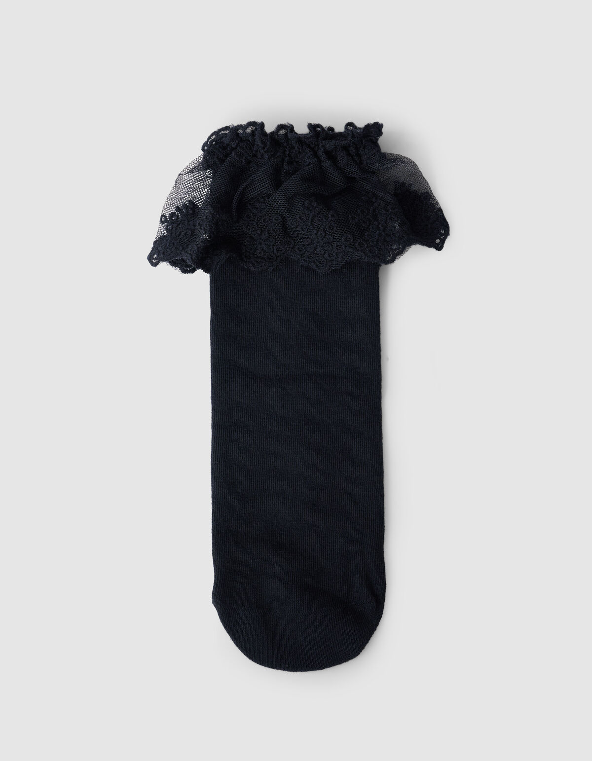 Rüschen-Spitzensocken Schwarz SHOEBY ACCESSOIRES