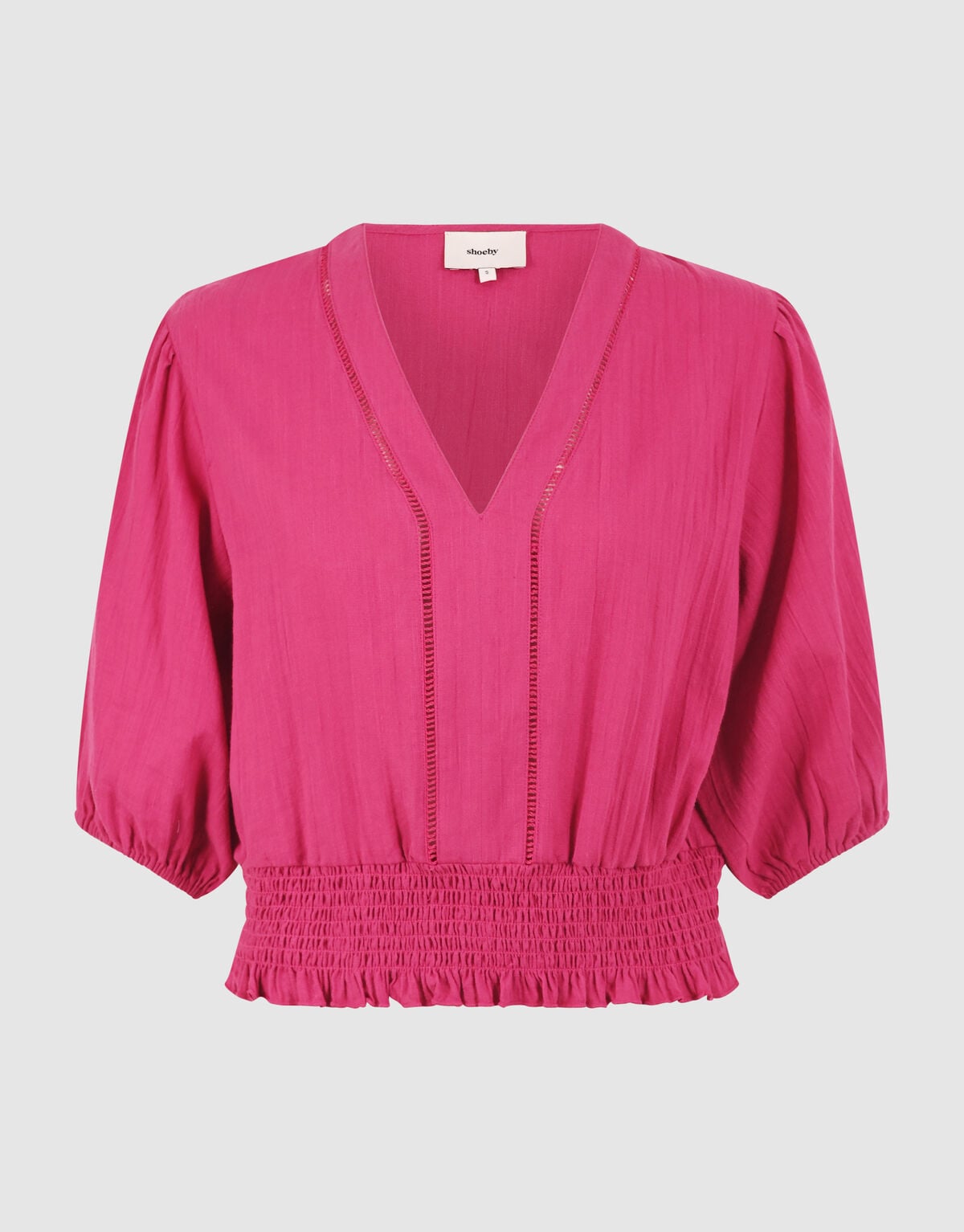 Tape-Cropped-Top in Rosa SHOEBY WOMEN