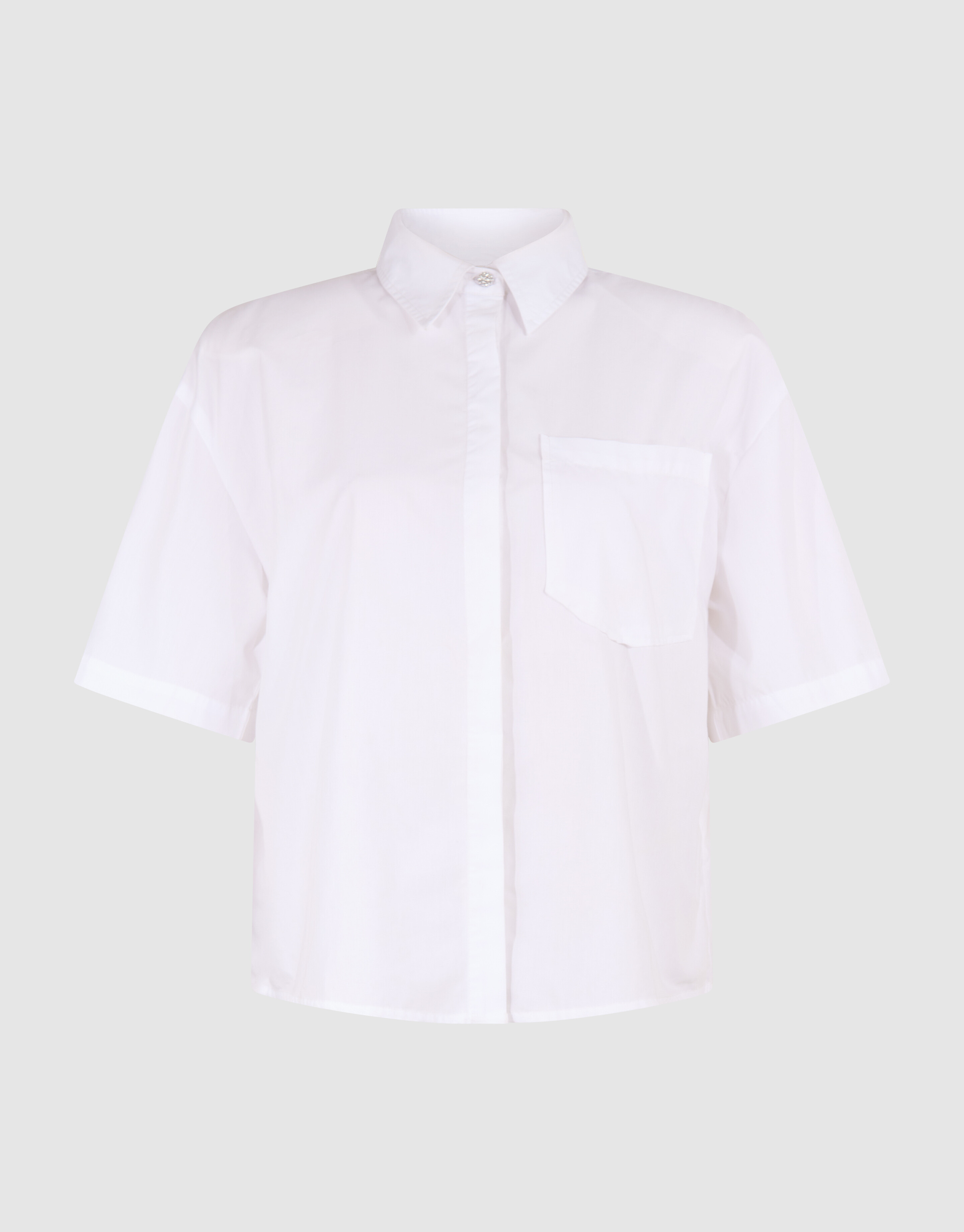 Oversized Solid Bluse Weiß SHOEBY WOMEN