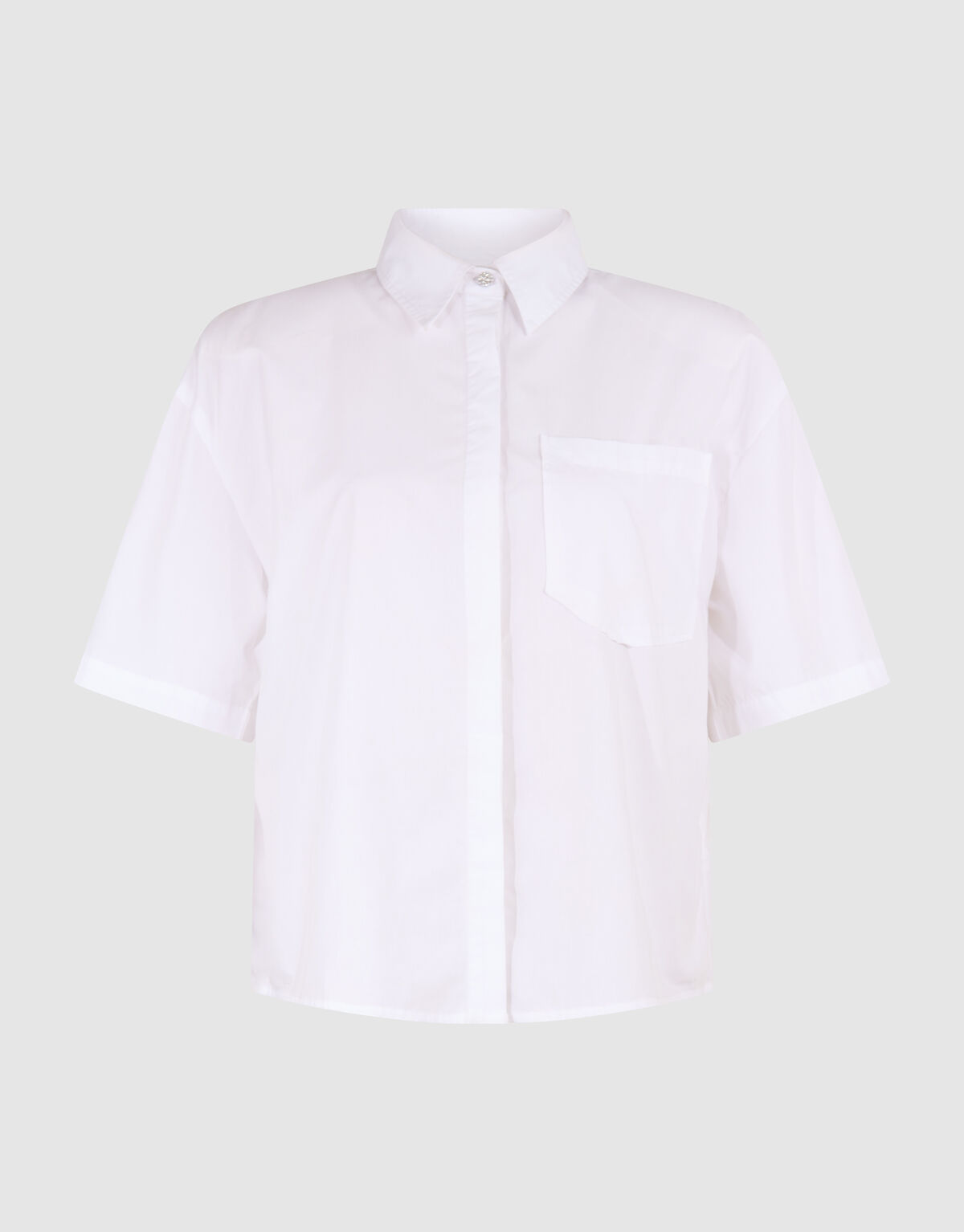 Oversized Solid Bluse Weiß SHOEBY WOMEN