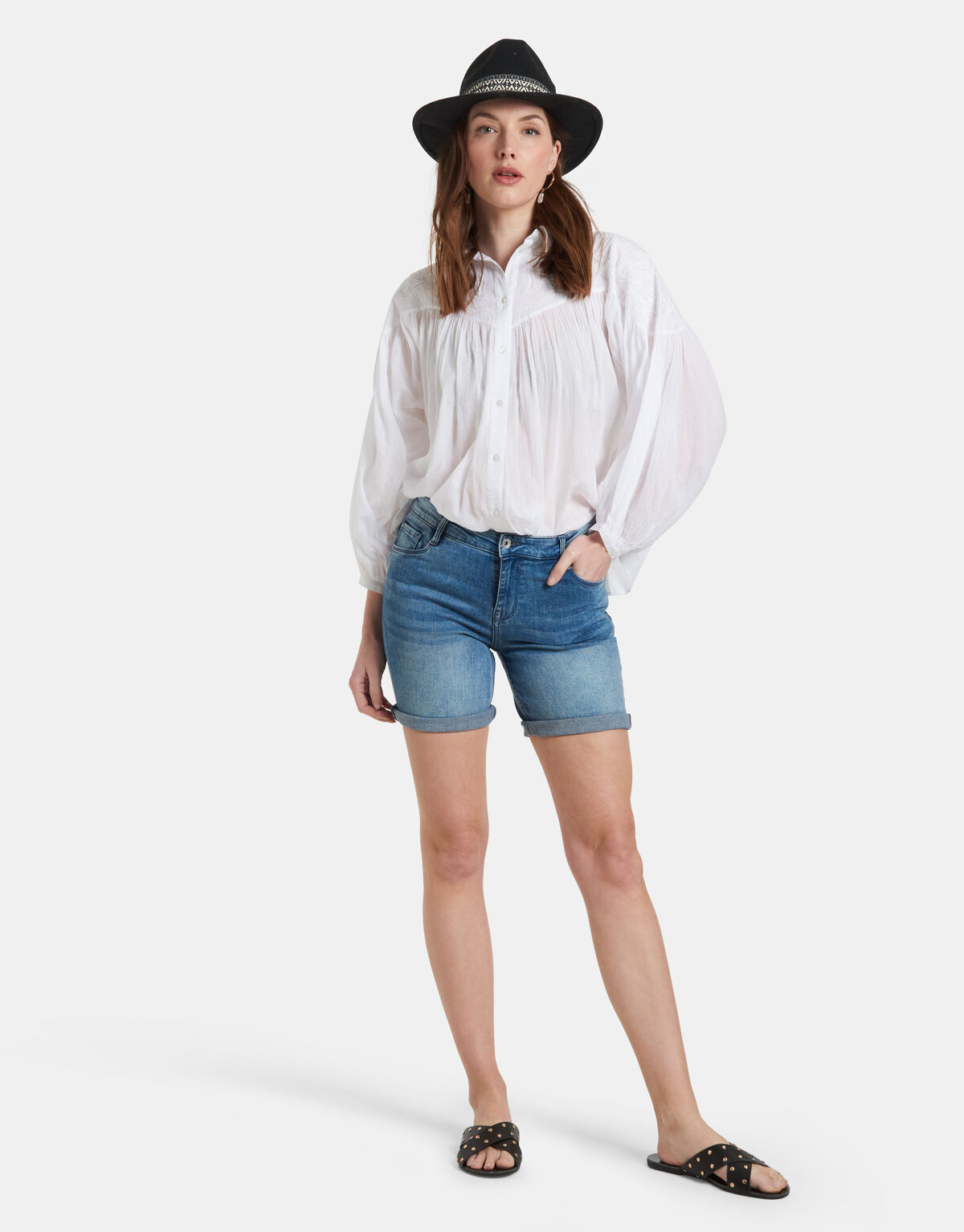 Loes Denim Shorts | Eksept