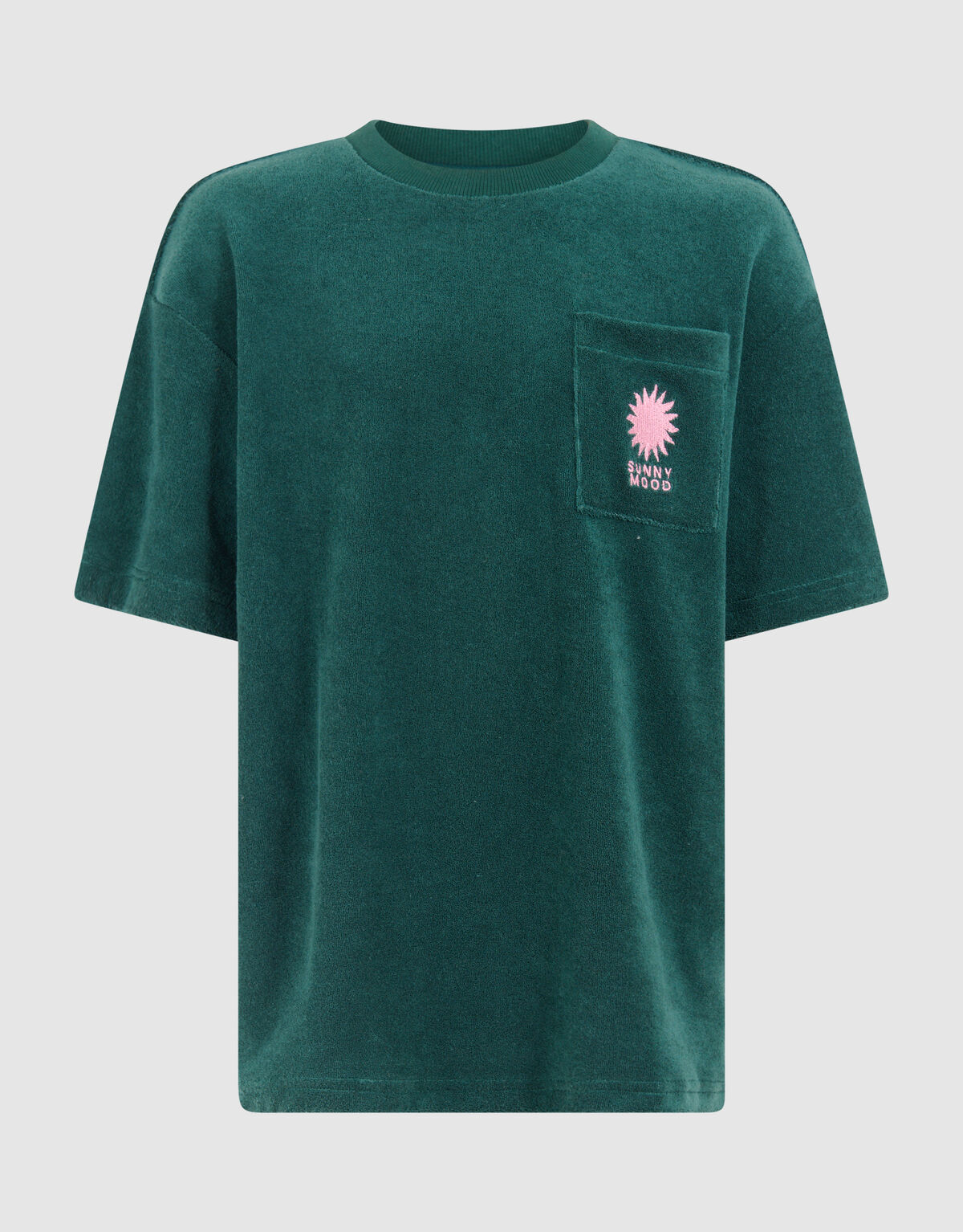 Towling T-shirt Dunkelgr&uuml;n SHOEBY BOYS