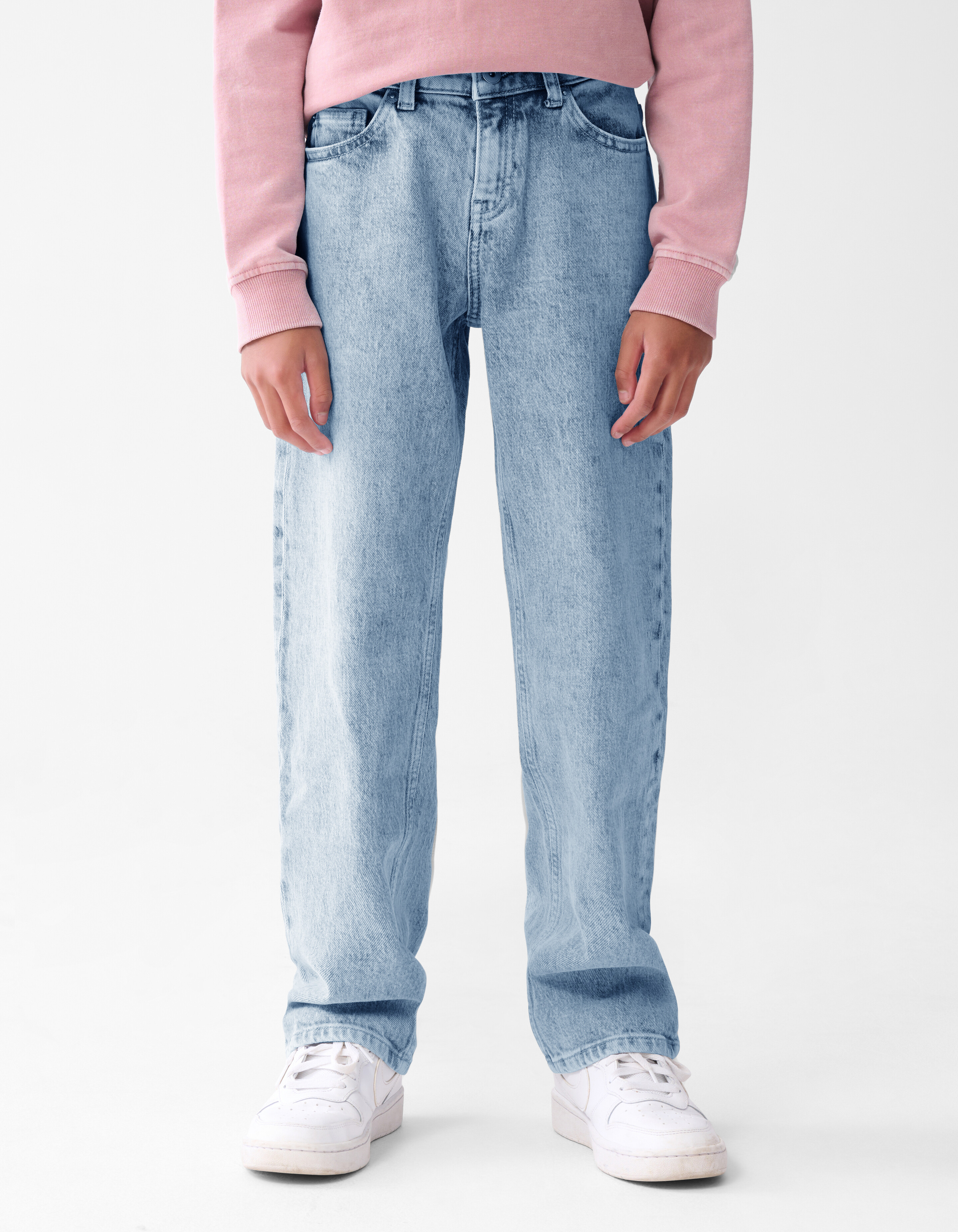 Baggy Fit Jeans Gebleicht SHOEBY BOYS