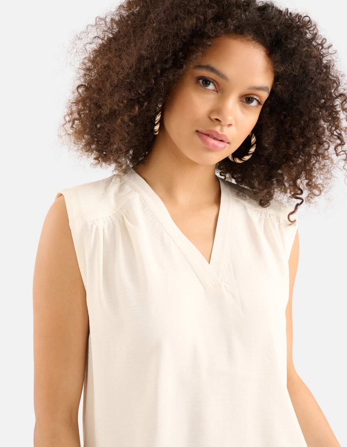 Top mit V-Ausschnitt Off White SHOEBY WOMEN