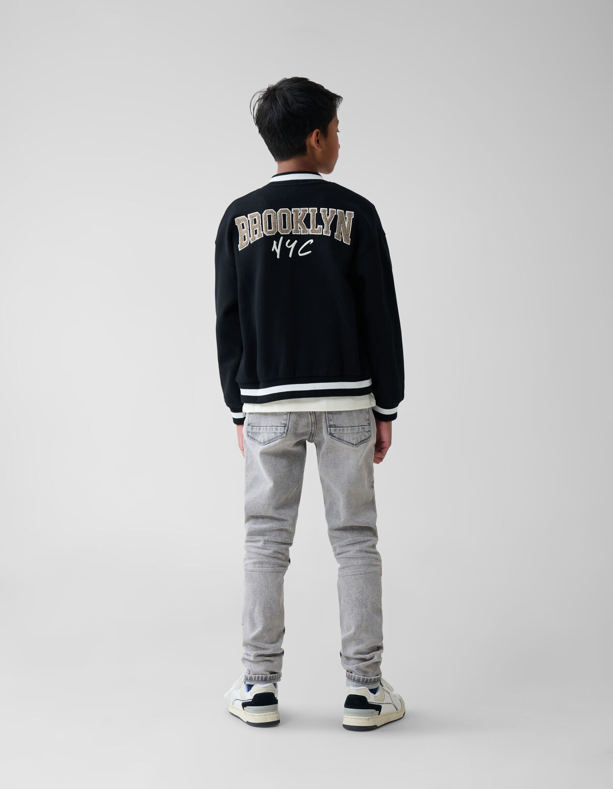 Varsity Jacket Black SHOEBY BOYS