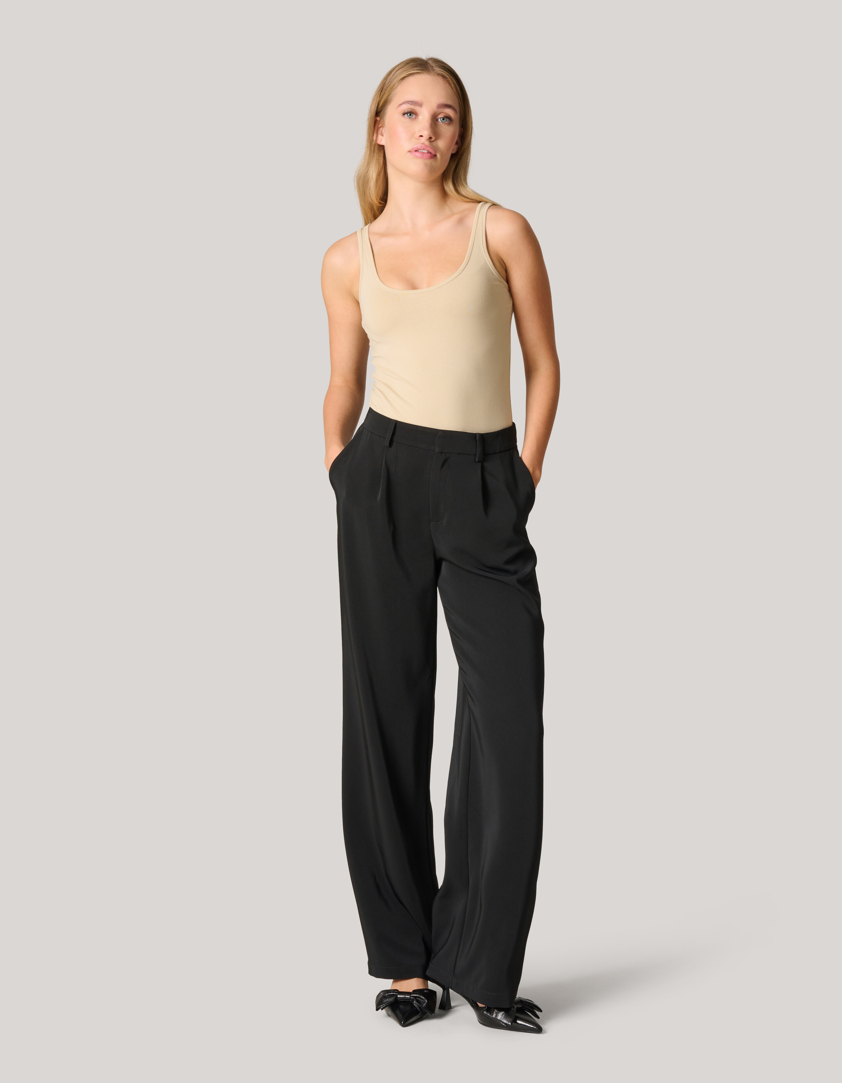 Basic Top Beige SHOEBY WOMEN