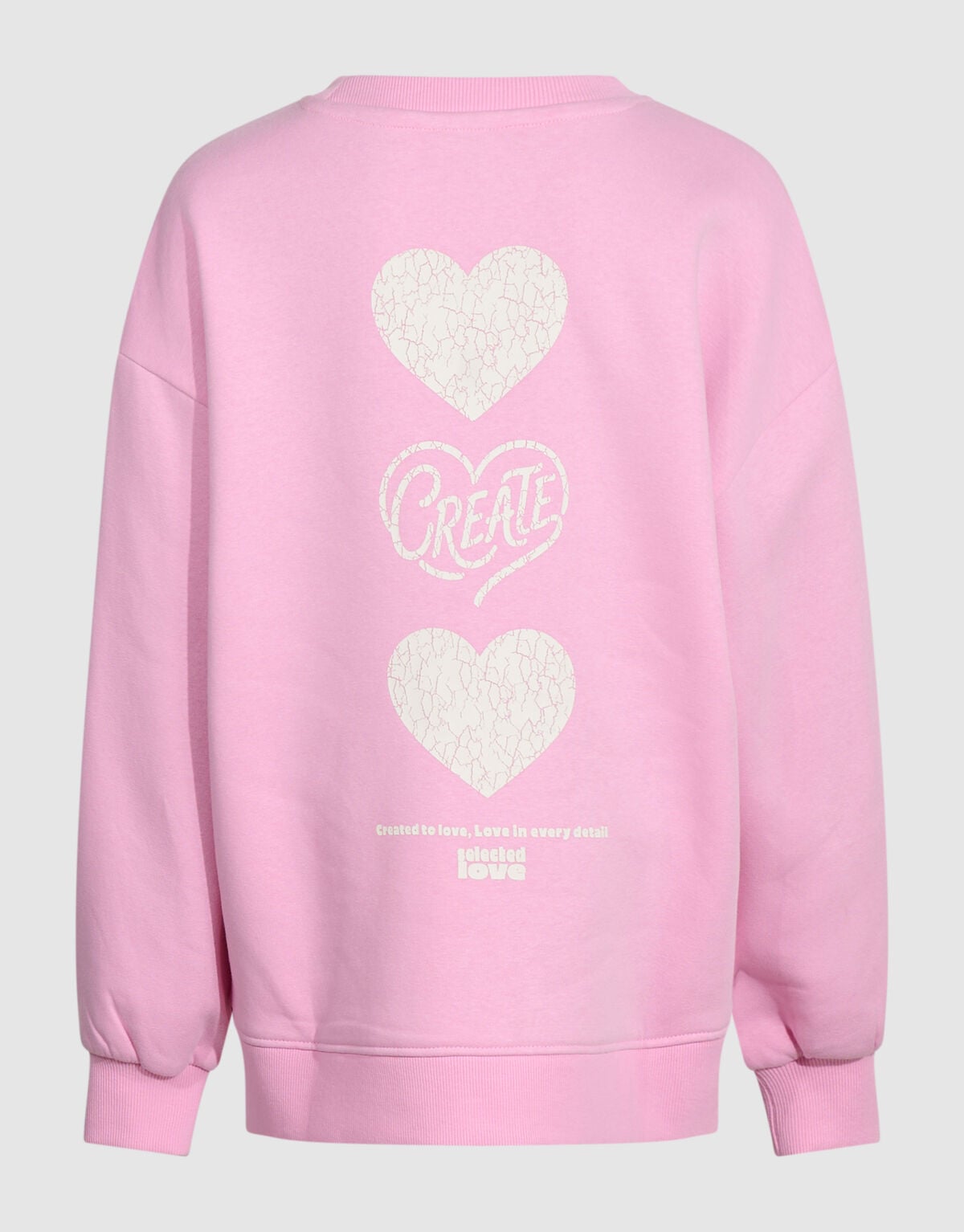 Baseball Artwork Sweatshirt Rosa SHOEBY GIRLS