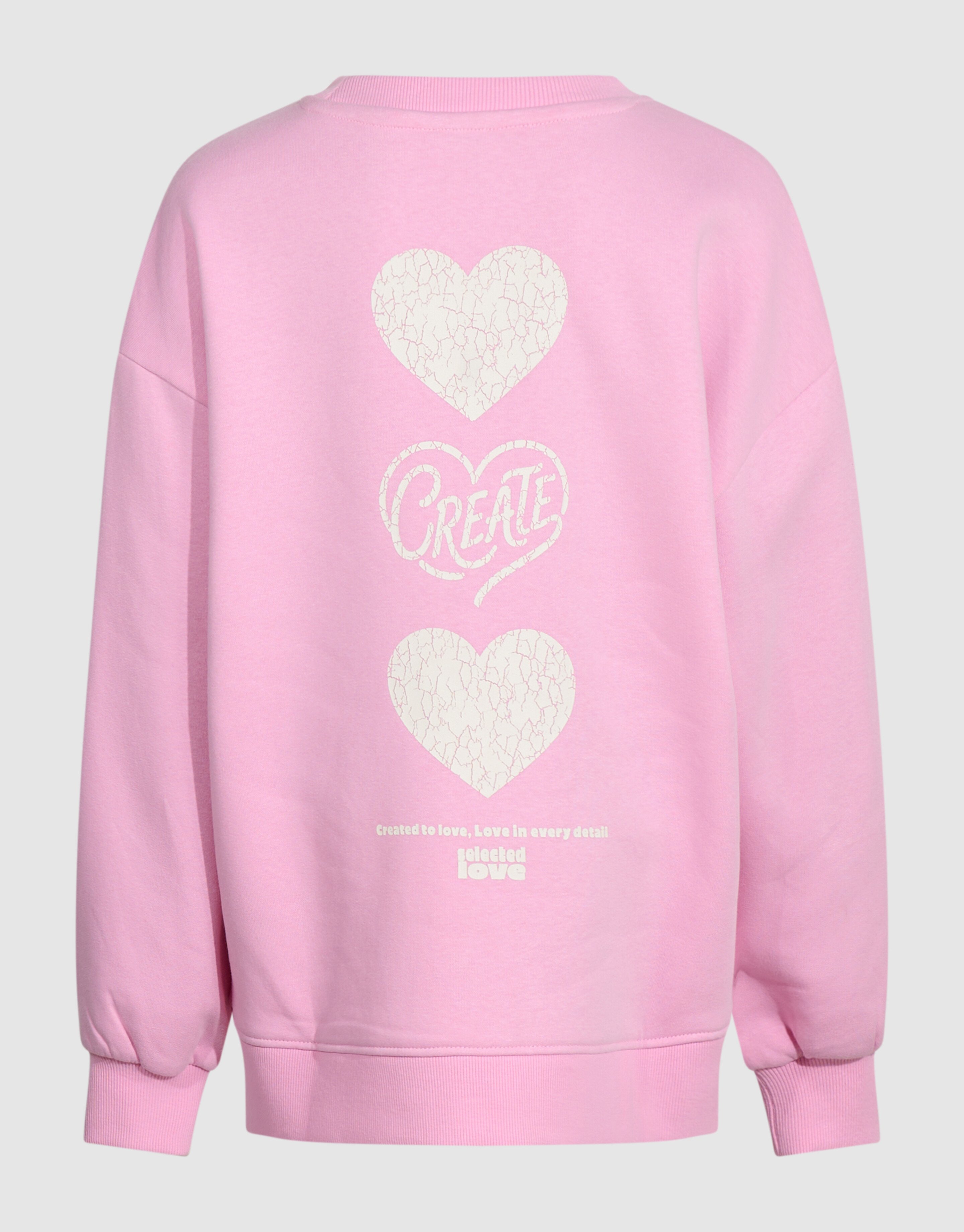 Baseball Artwork Sweatshirt Rosa SHOEBY GIRLS