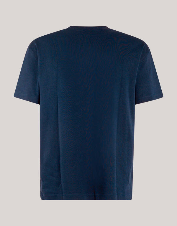 Label-T-Shirt Dunkelblau SHOEBY MEN