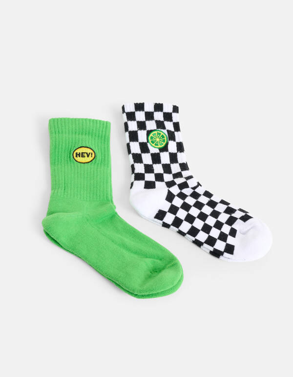 Stickerei Kunstwerk Socken von Dylan SHOEBY ACCESSOIRES
