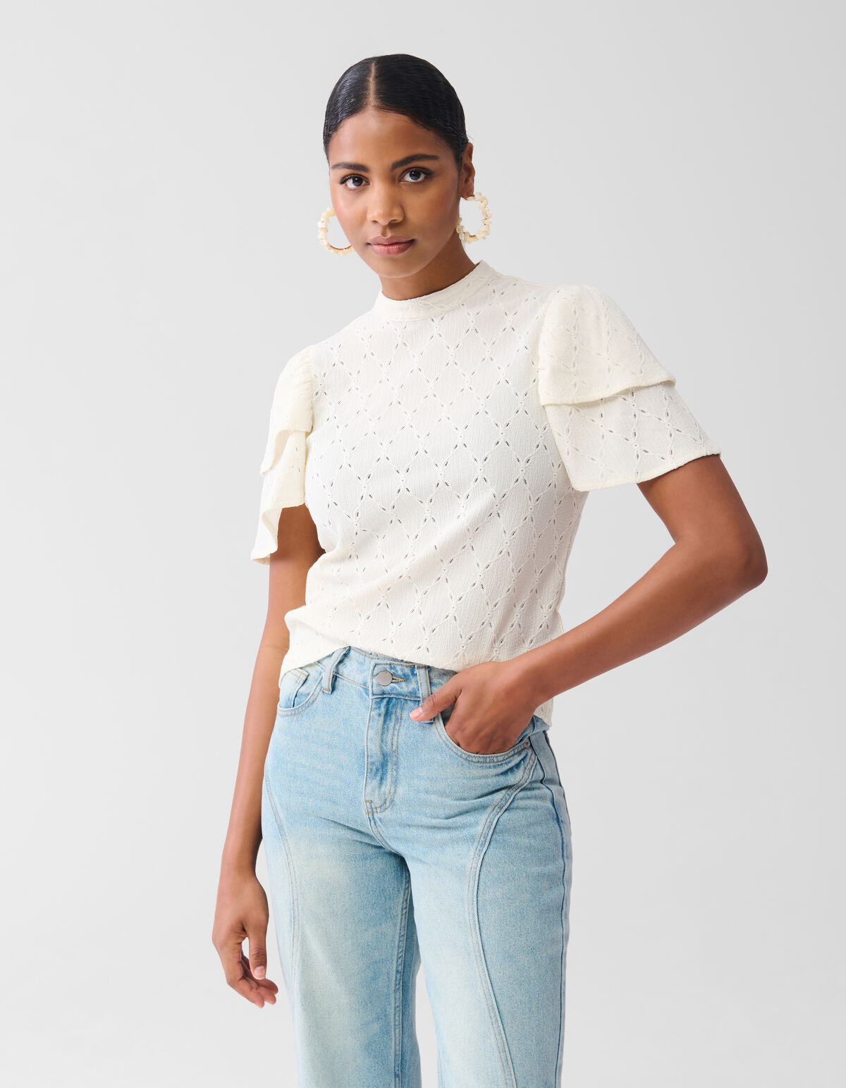 Rüschenoberteil Off-white SHOEBY WOMEN