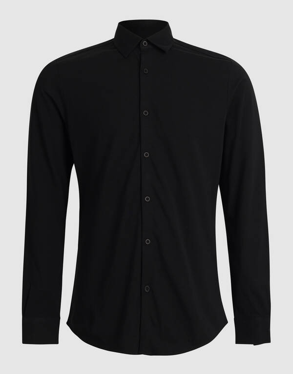 Jersey-T-Shirt Schwarz SHOEBY MEN