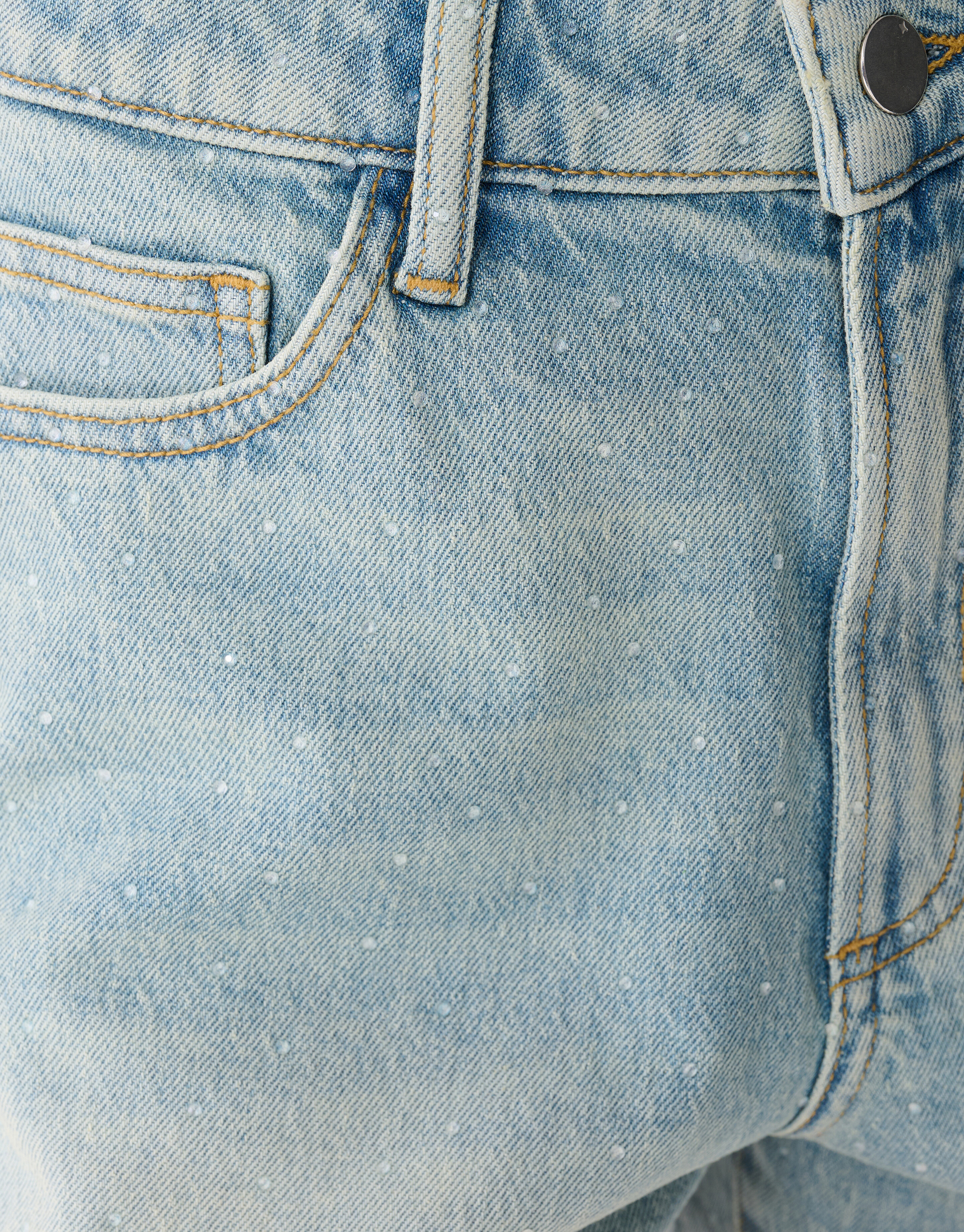 Strass Denim Shorts Hellblau SHOEBY WOMEN