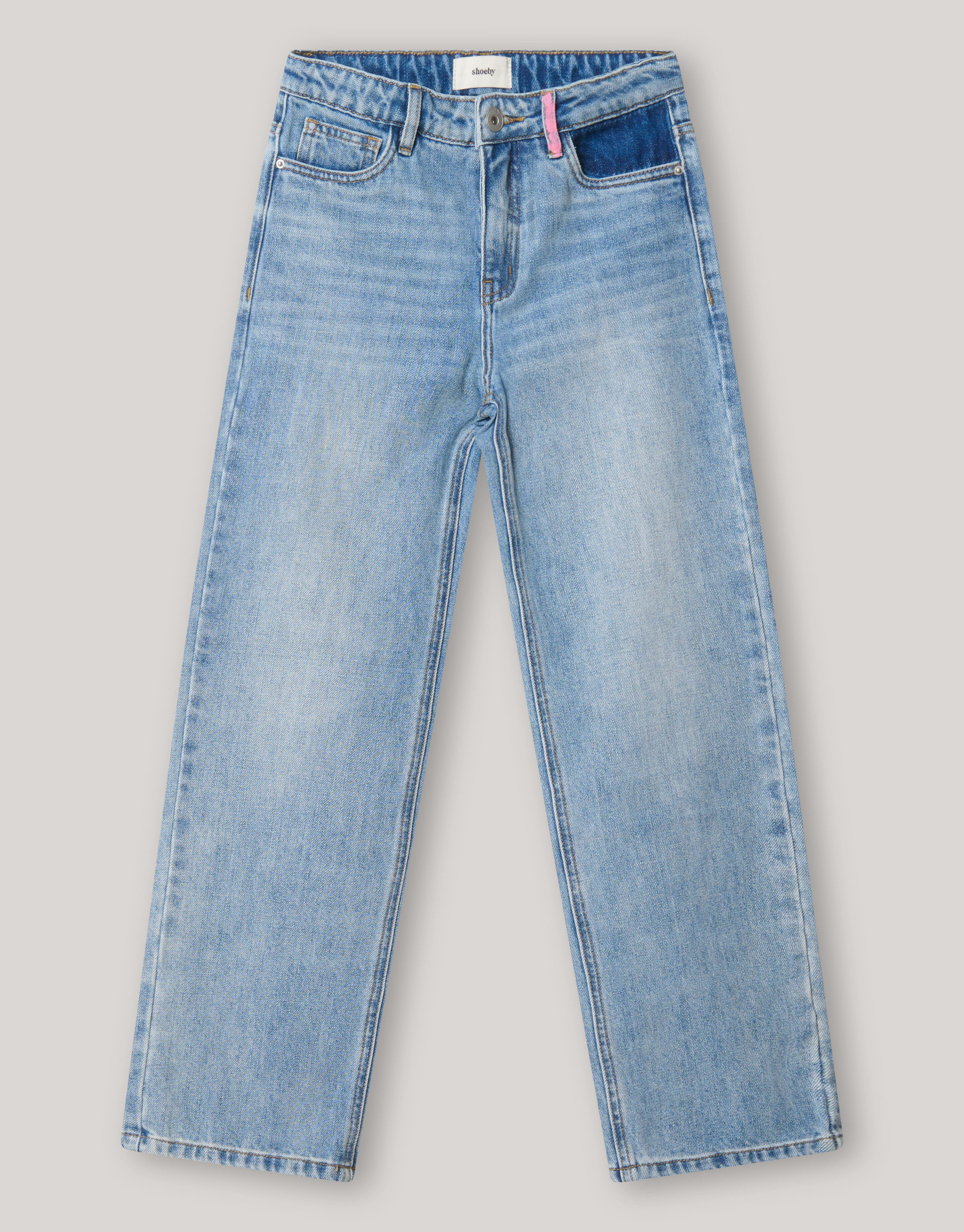 Straight Fit Jeans Gebleicht SHOEBY GIRLS