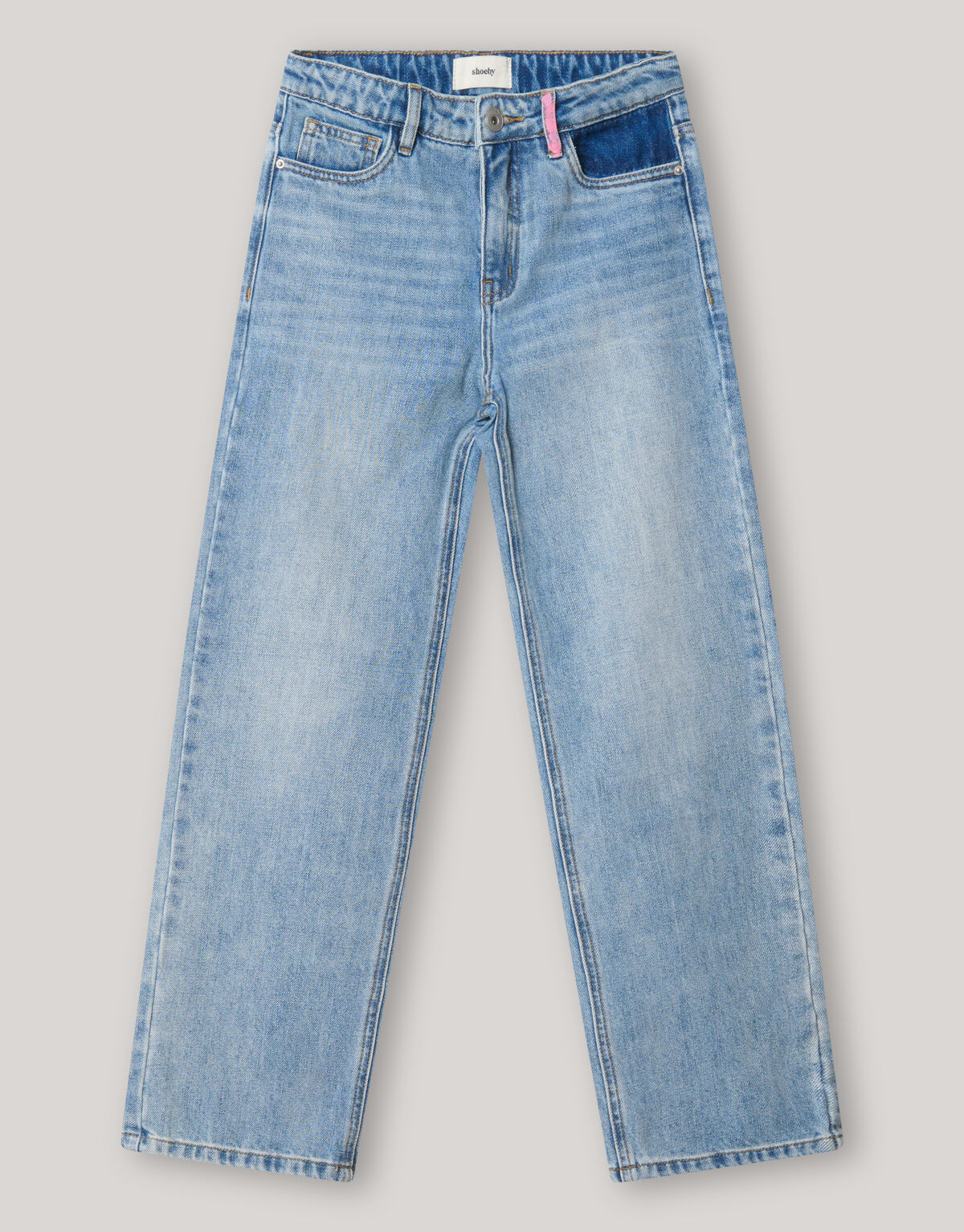 Straight Fit Jeans Gebleicht SHOEBY GIRLS